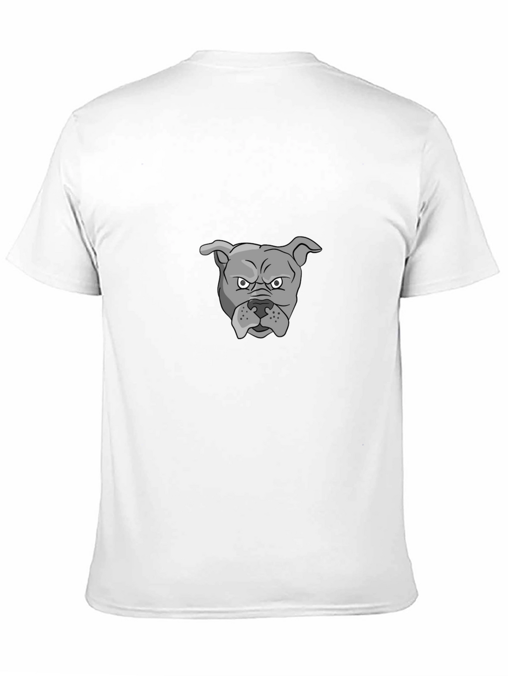 Mens Black Graphic Tee - Bulldog Design
