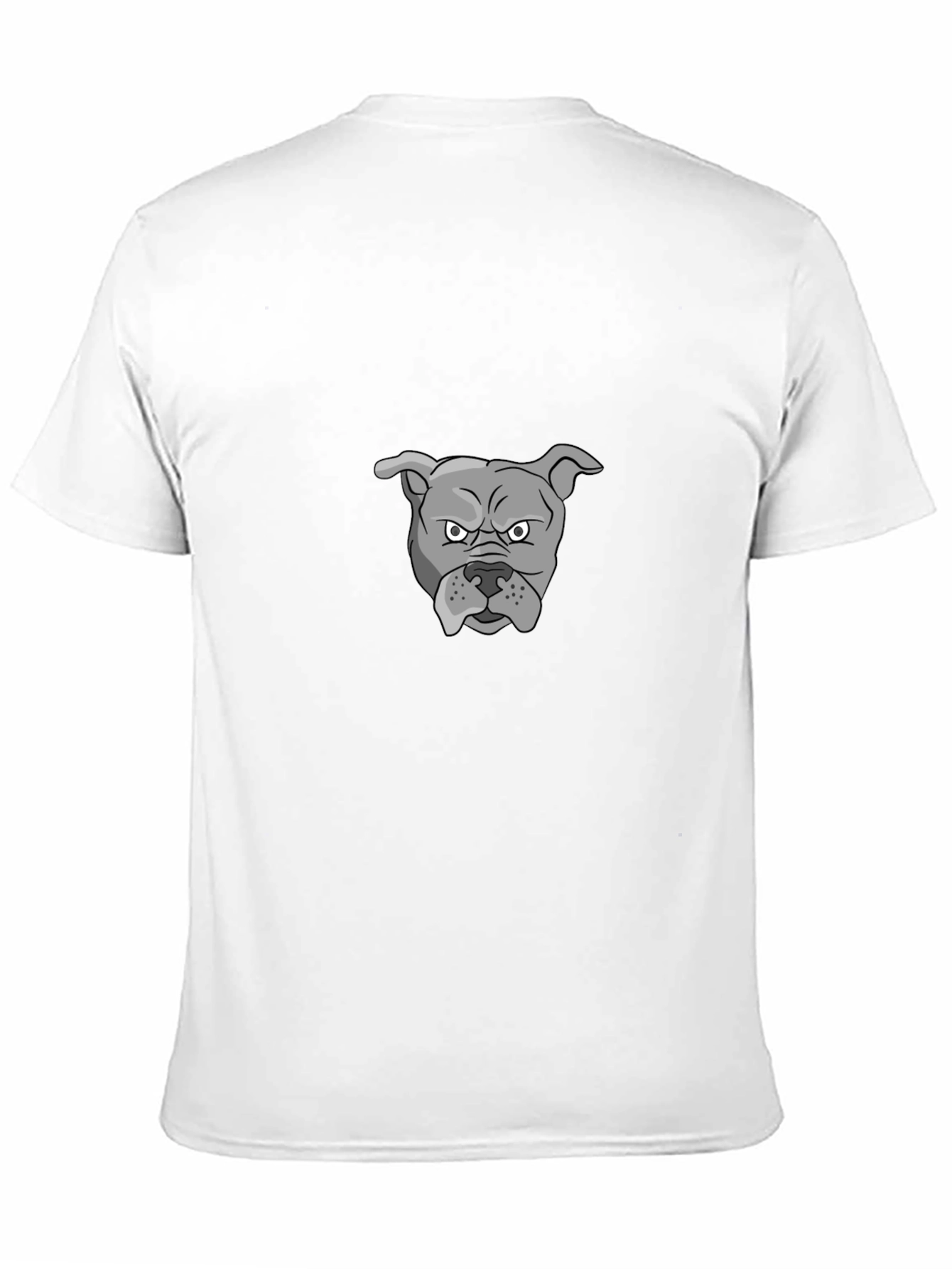 Mens Black Graphic Tee - Bulldog Design