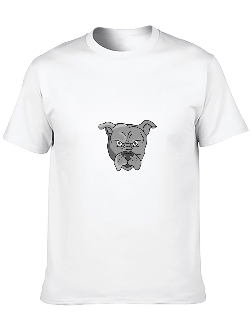Mens Black Graphic Tee - Bulldog Design