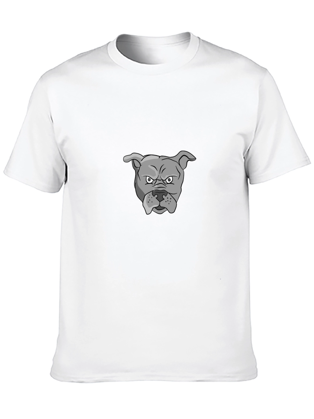 Mens Black Graphic Tee - Bulldog Design