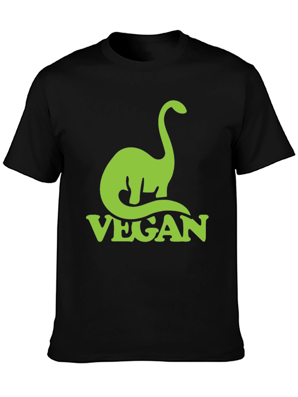 Vegan Dinosaur T-Shirt - Green Graphic Tee