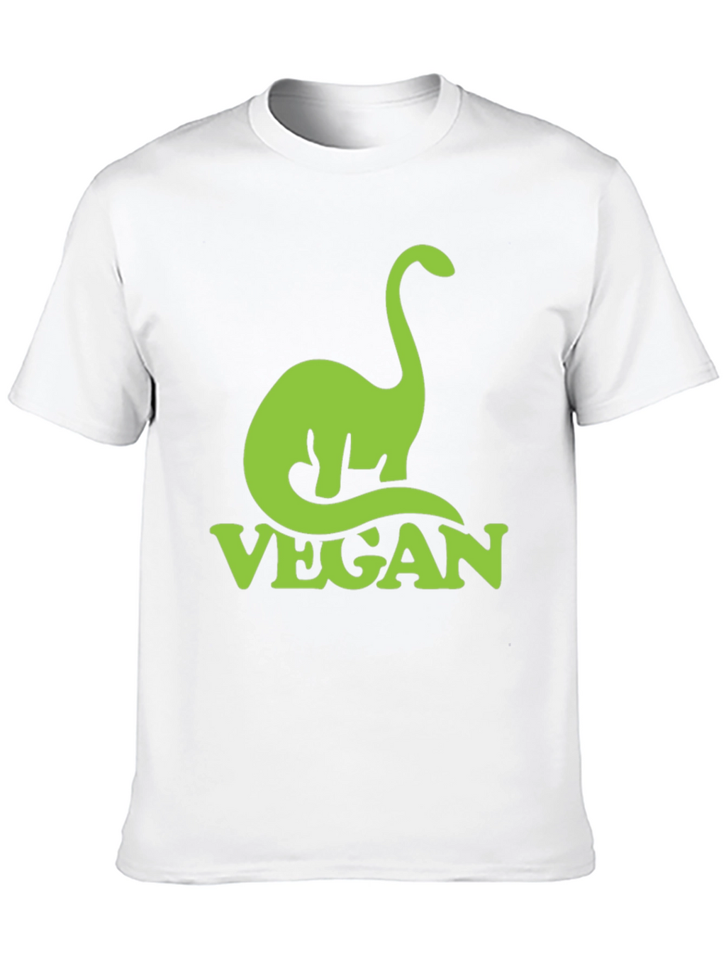 Vegan Dinosaur T-Shirt - Green Graphic Tee