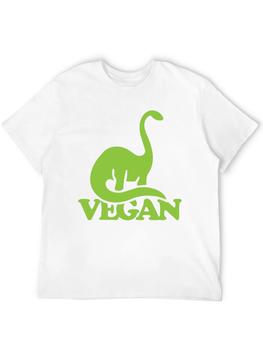Vegan Dinosaur T-Shirt - Green Graphic Tee