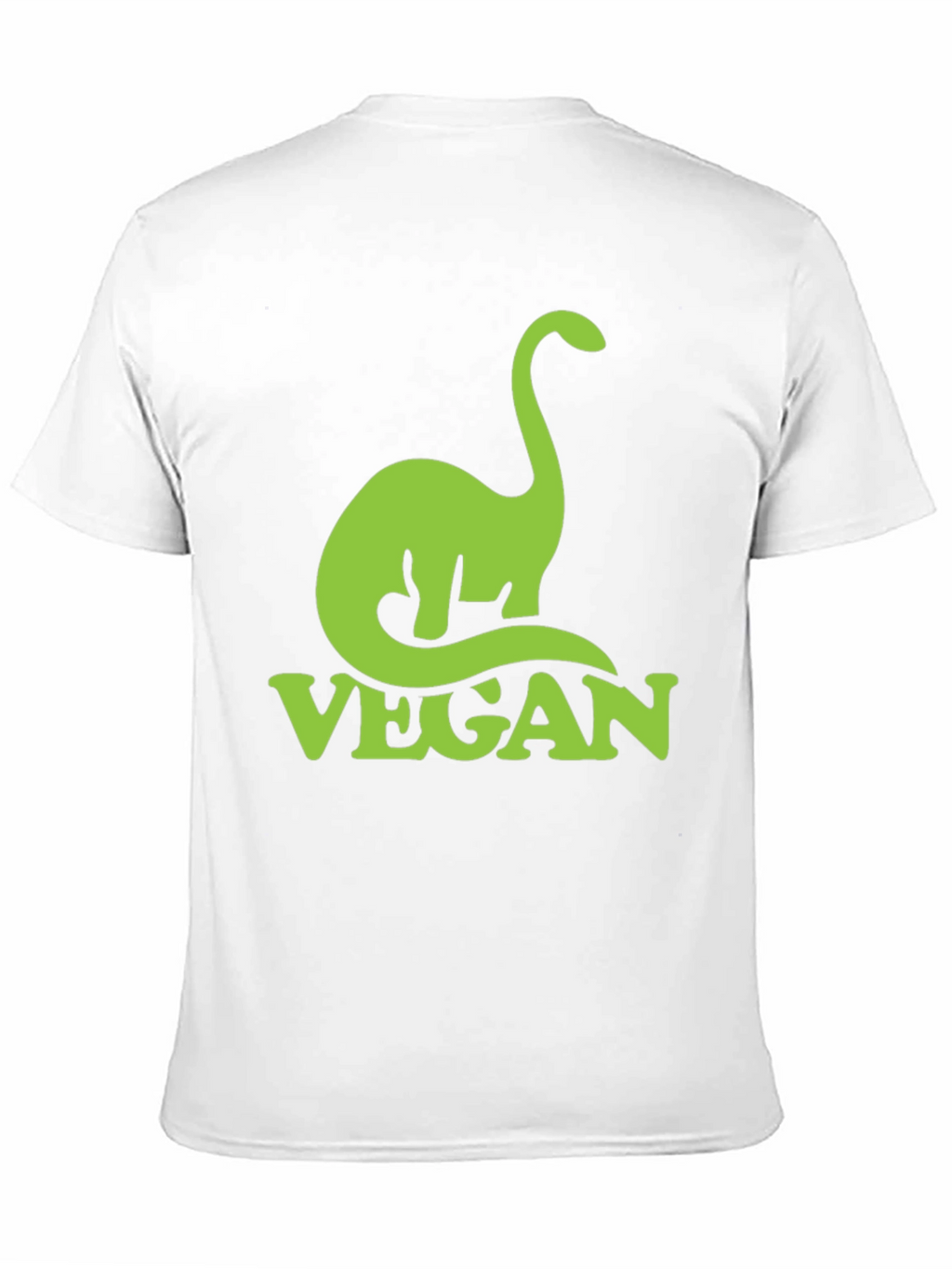 Vegan Dinosaur T-Shirt - Green Graphic Tee