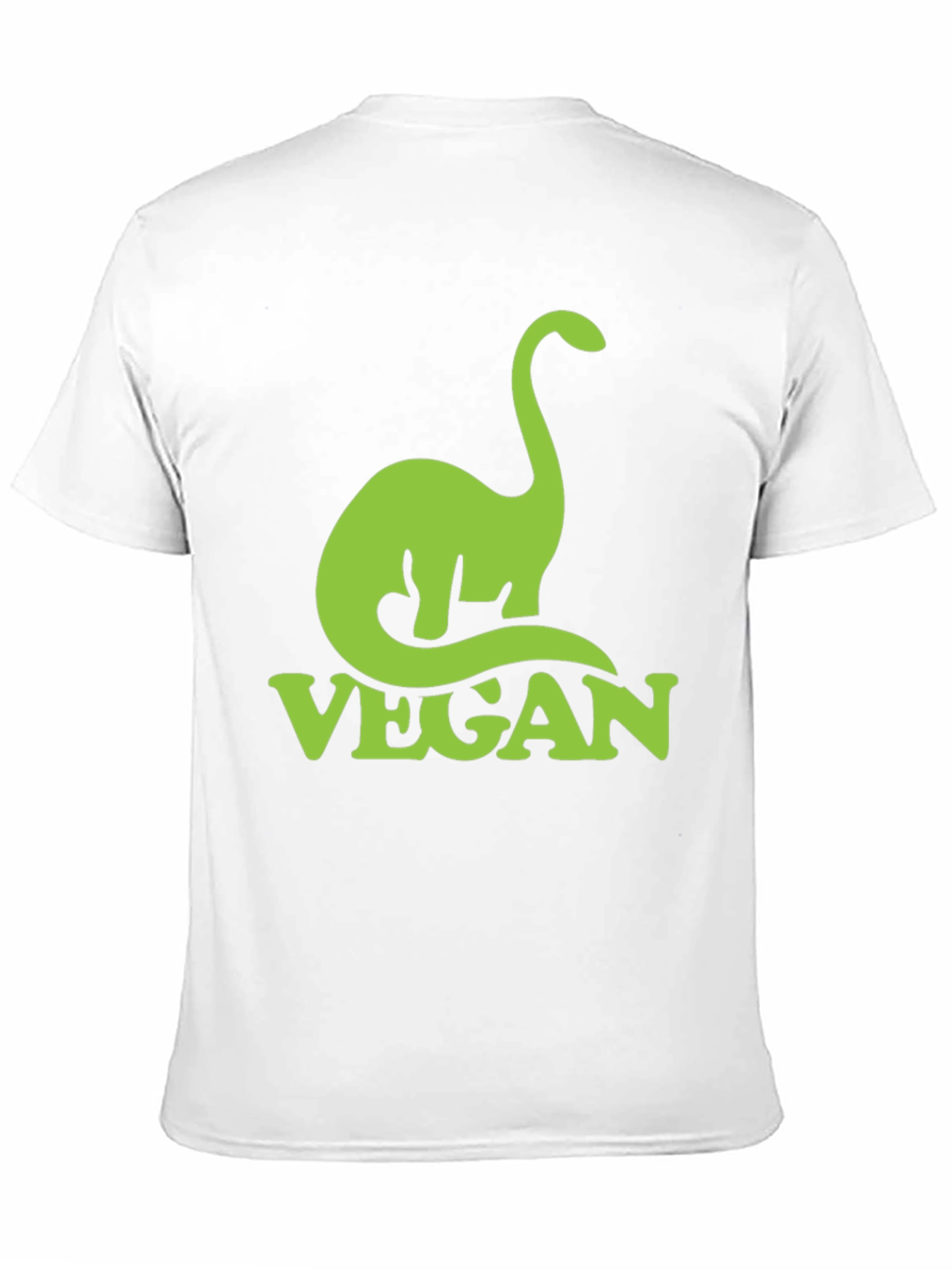 Vegan Dinosaur T-Shirt - Green Graphic Tee