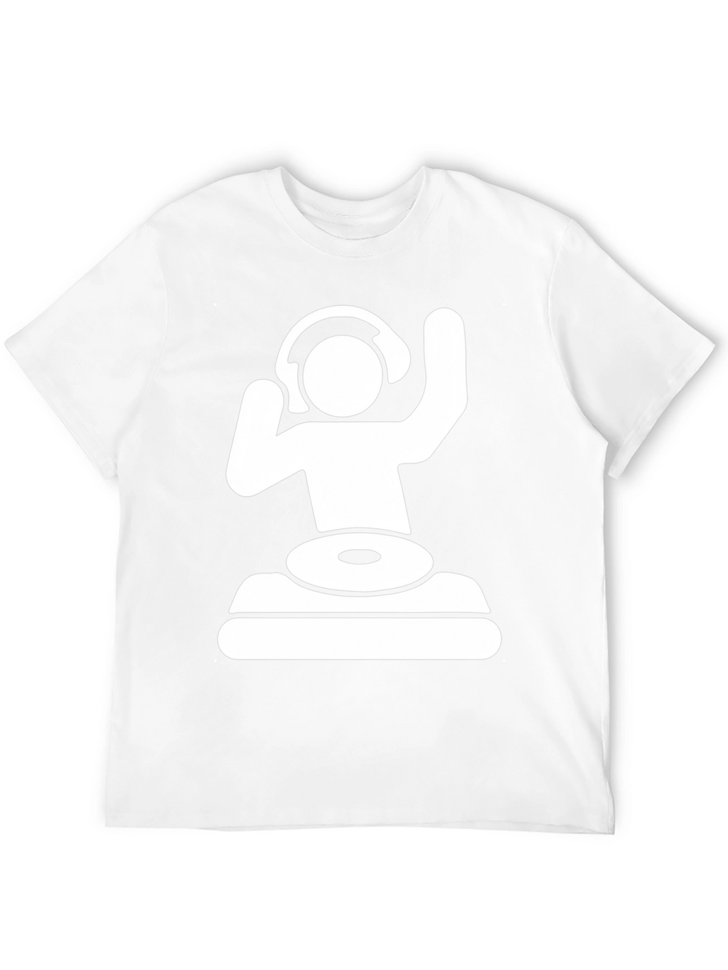 DJ Graphic T-Shirt - Black Cotton Blend