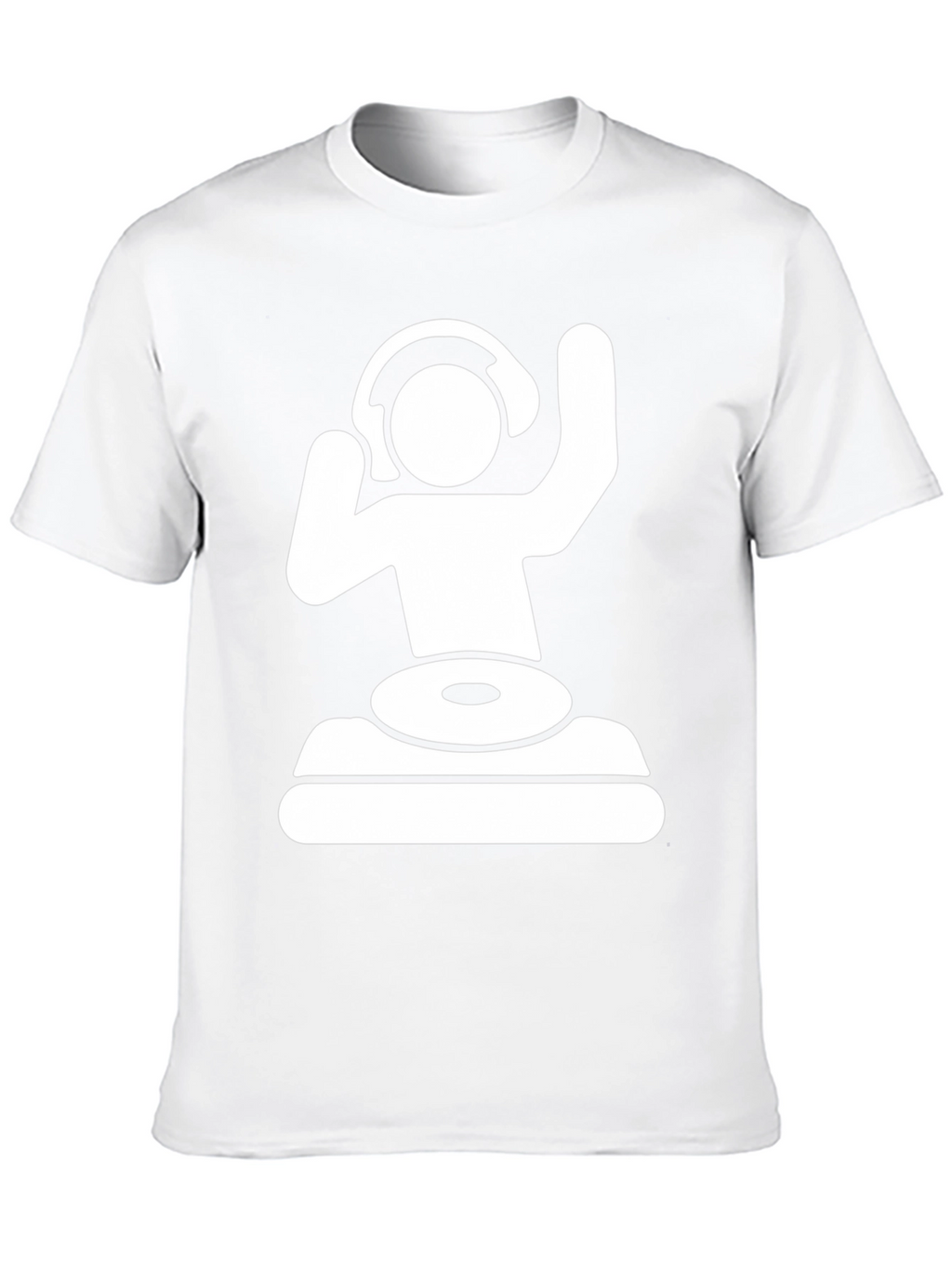 DJ Graphic T-Shirt - Black Cotton Blend