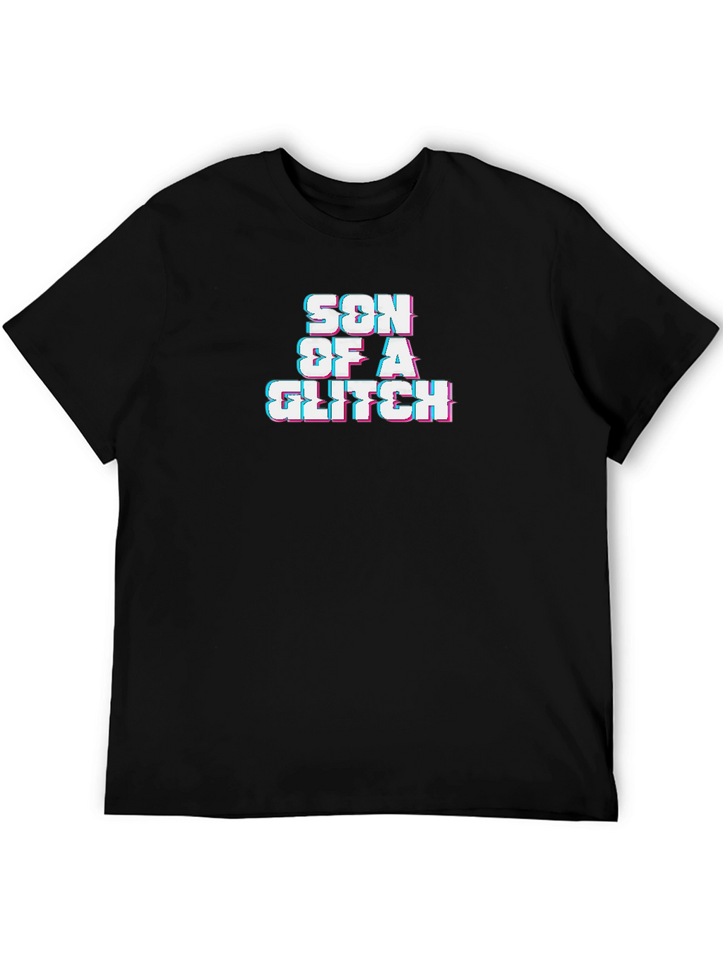 Son of a Glitch Black T-Shirt