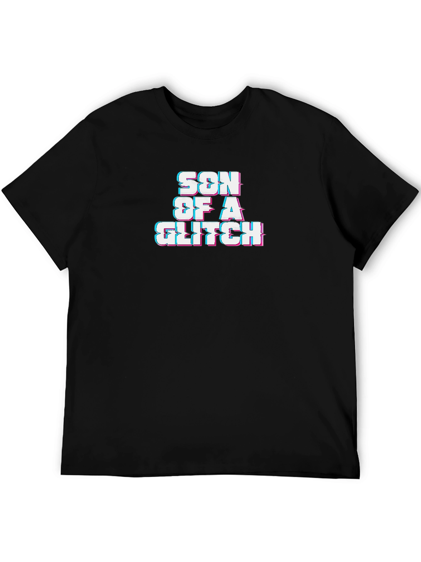 Son of a Glitch Black T-Shirt