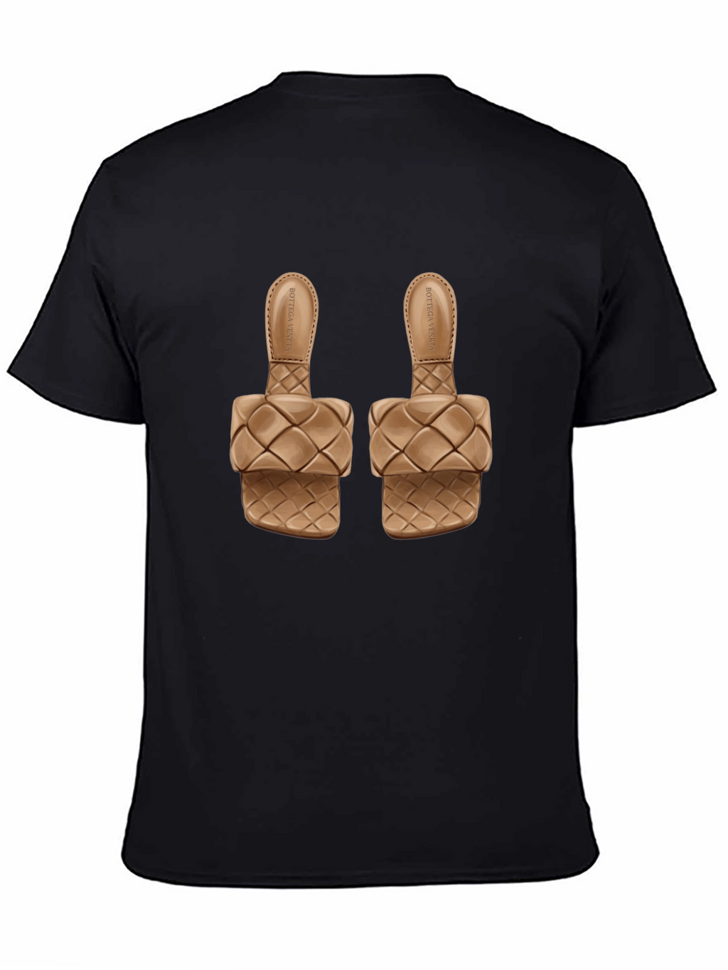Sandals Graphic Black T-Shirt
