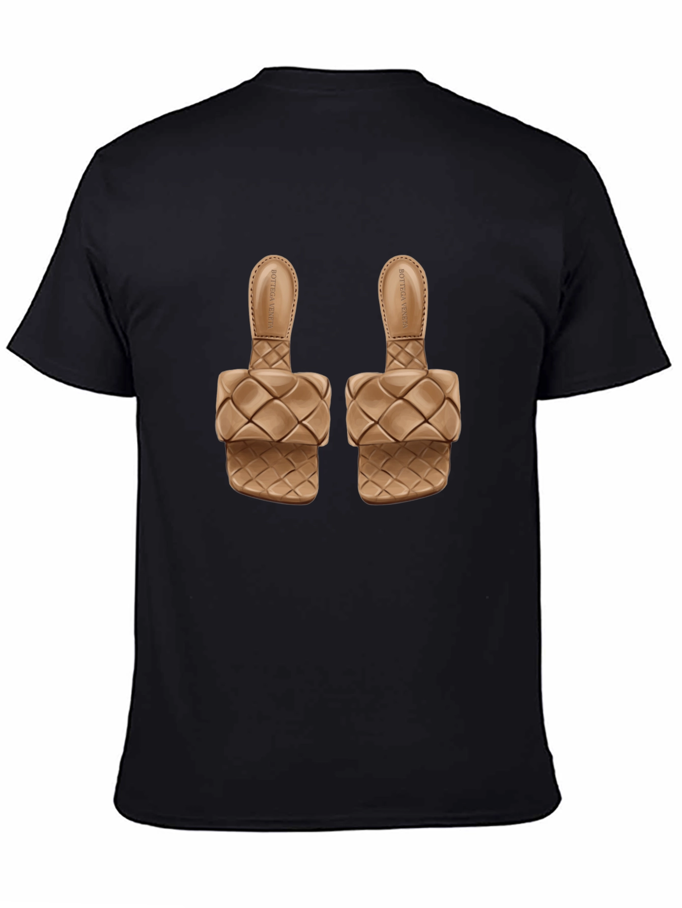 Sandals Graphic Black T-Shirt