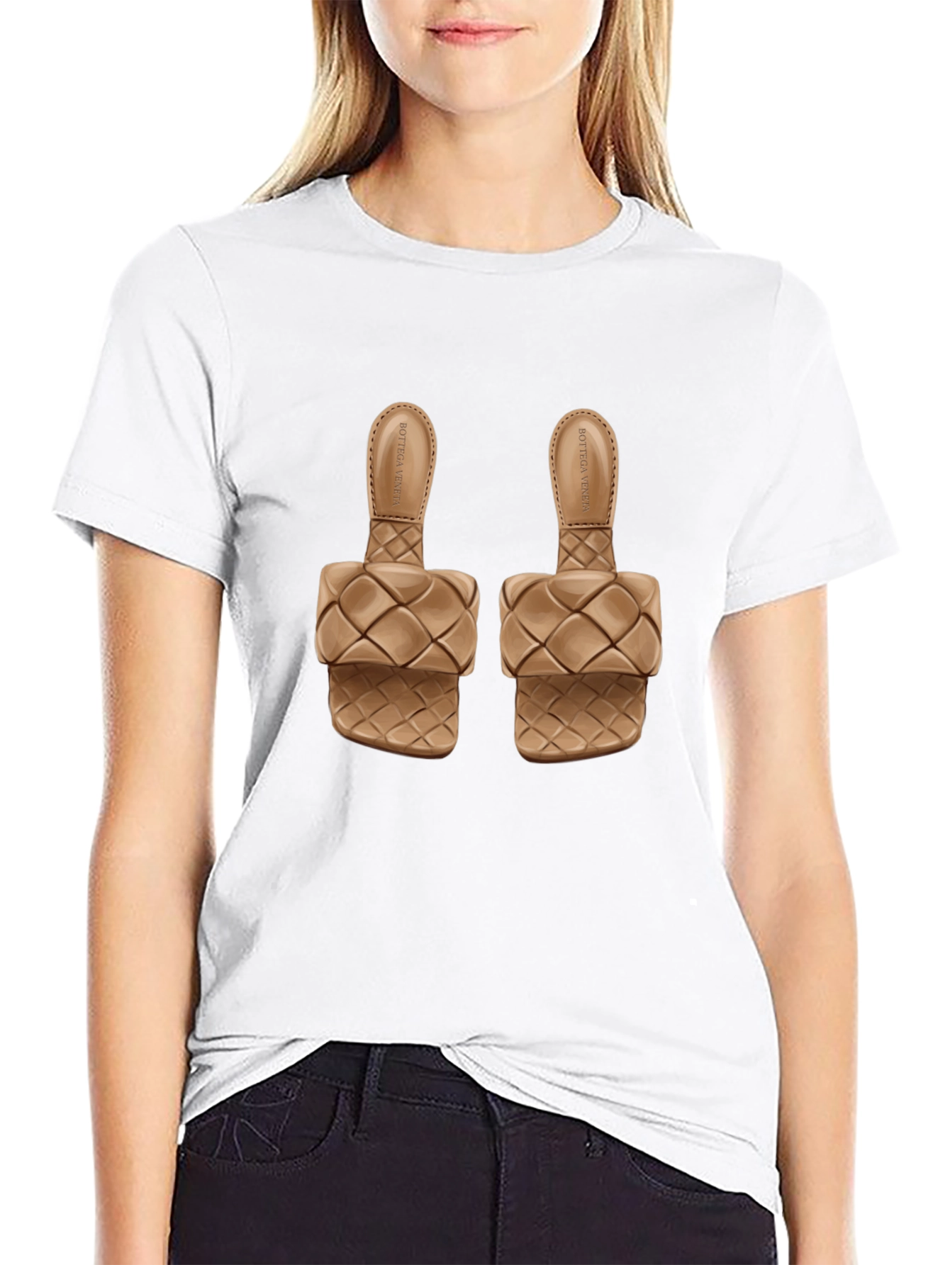 Sandals Graphic Black T-Shirt