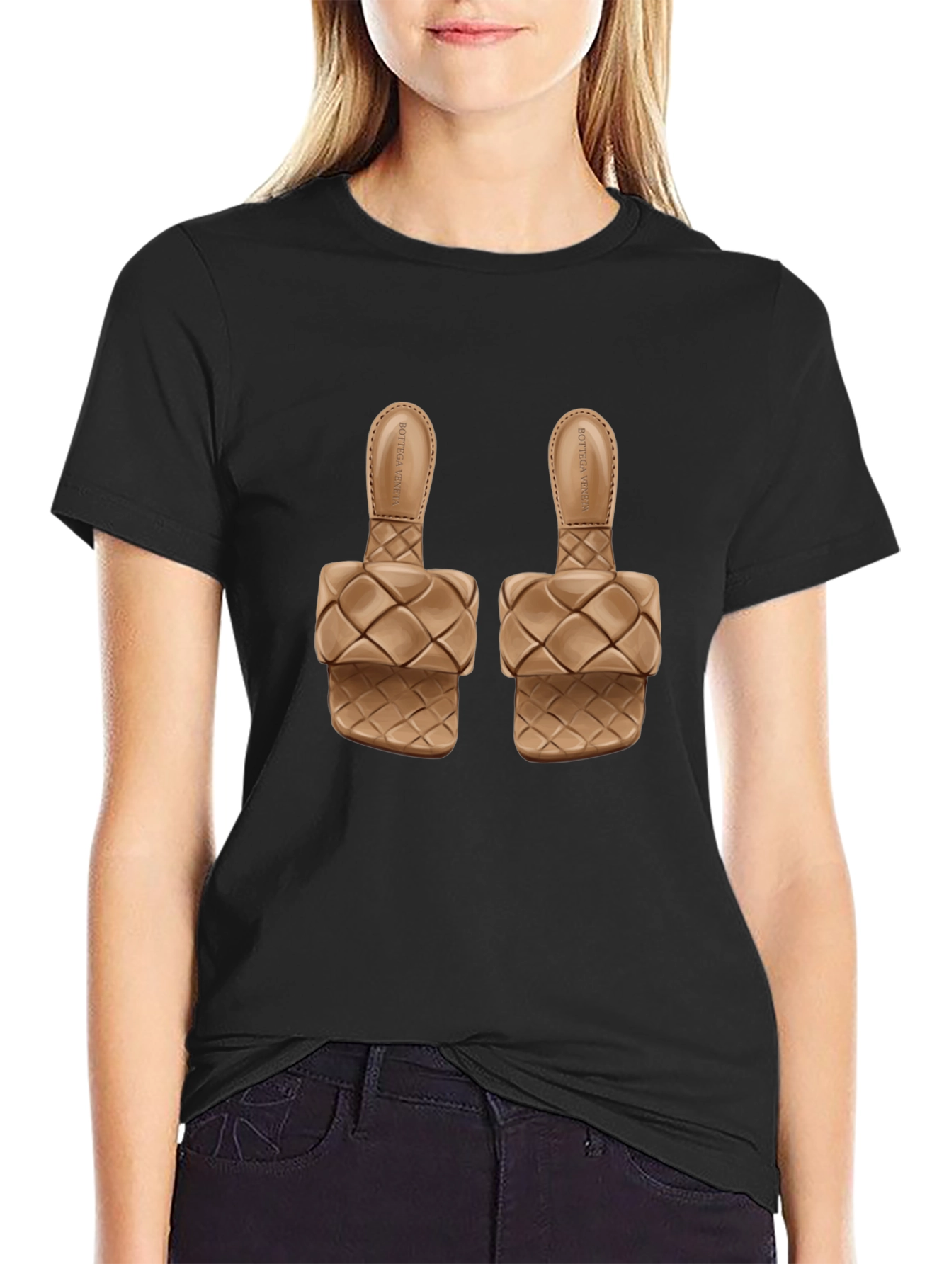 Sandals Graphic Black T-Shirt