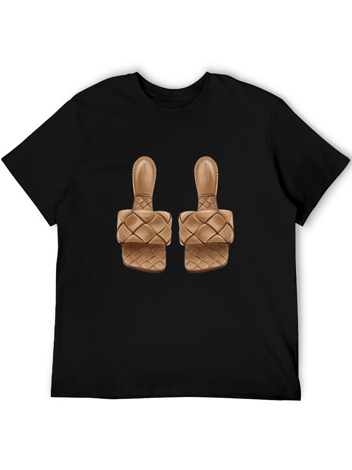 Sandals Graphic Black T-Shirt