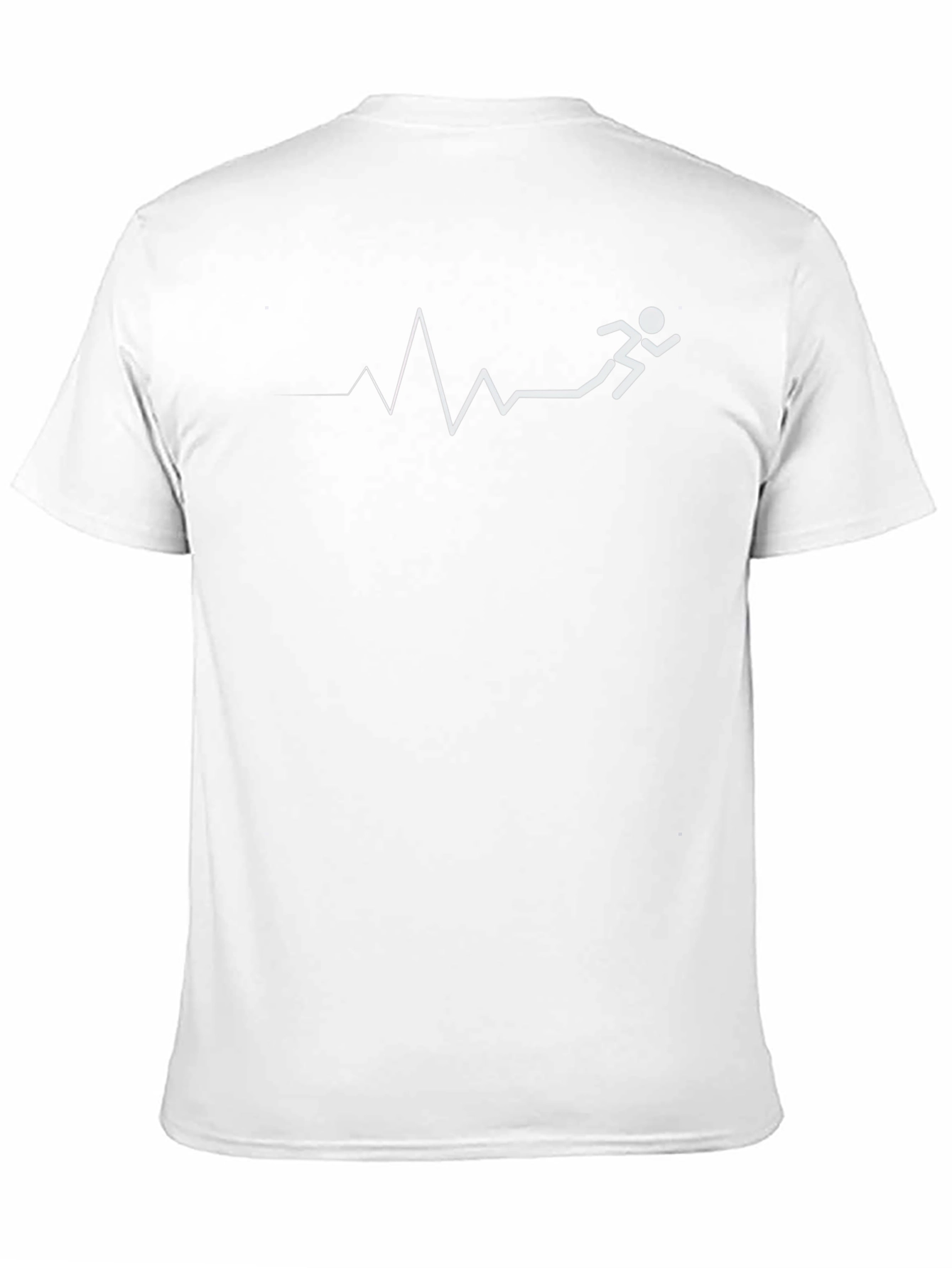 Running Heartbeat T-Shirt - Black