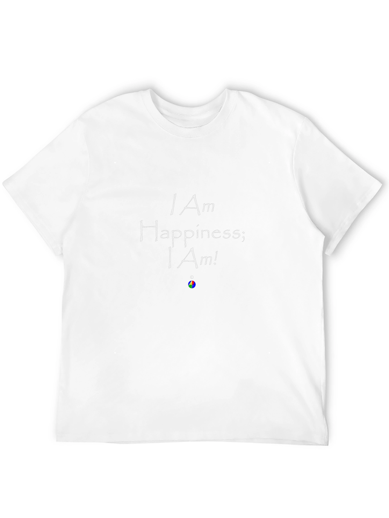 I Am Happiness Graphic Tee - Stylish Comfort