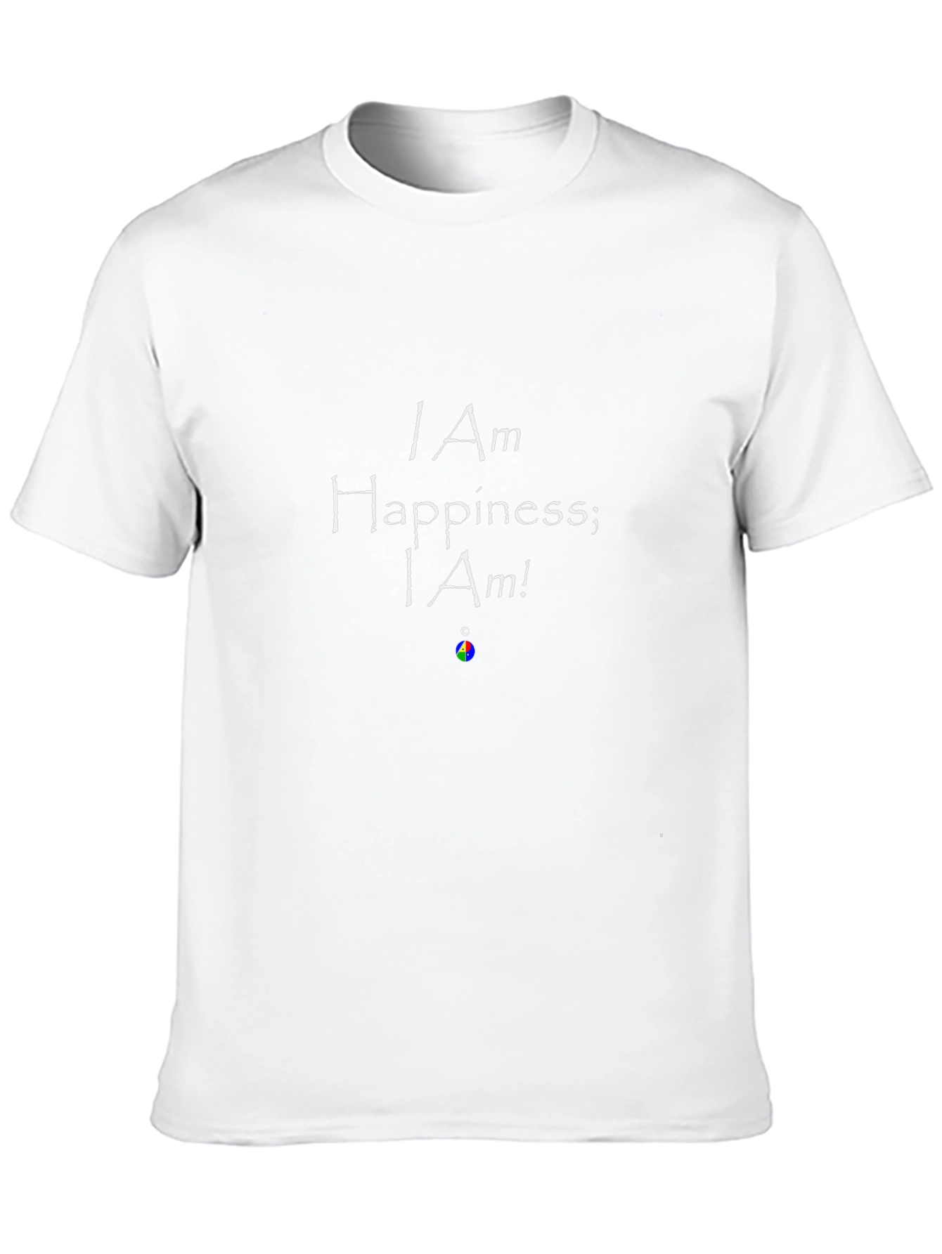 I Am Happiness Graphic Tee - Stylish Comfort