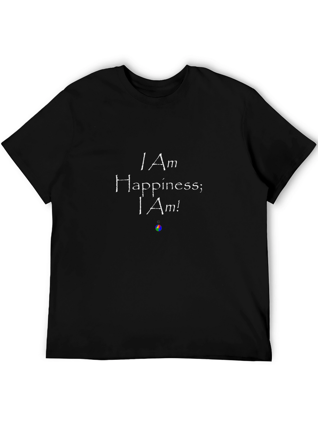 I Am Happiness Graphic Tee - Stylish Comfort
