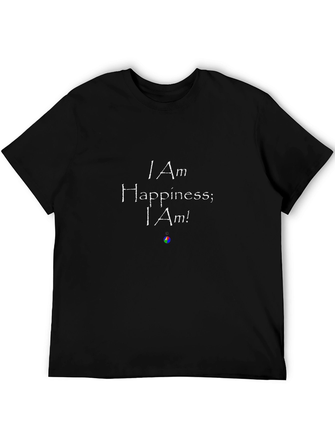 I Am Happiness Graphic Tee - Stylish Comfort