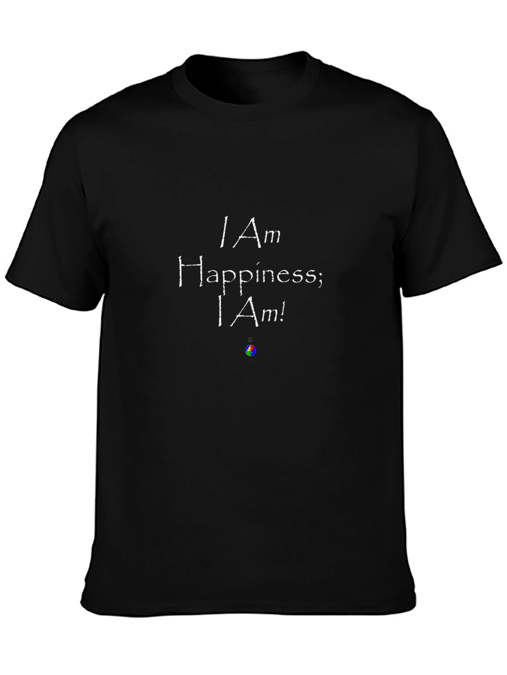I Am Happiness Graphic Tee - Stylish Comfort