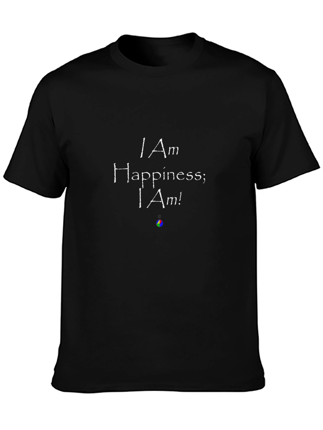 I Am Happiness Graphic Tee - Stylish Comfort
