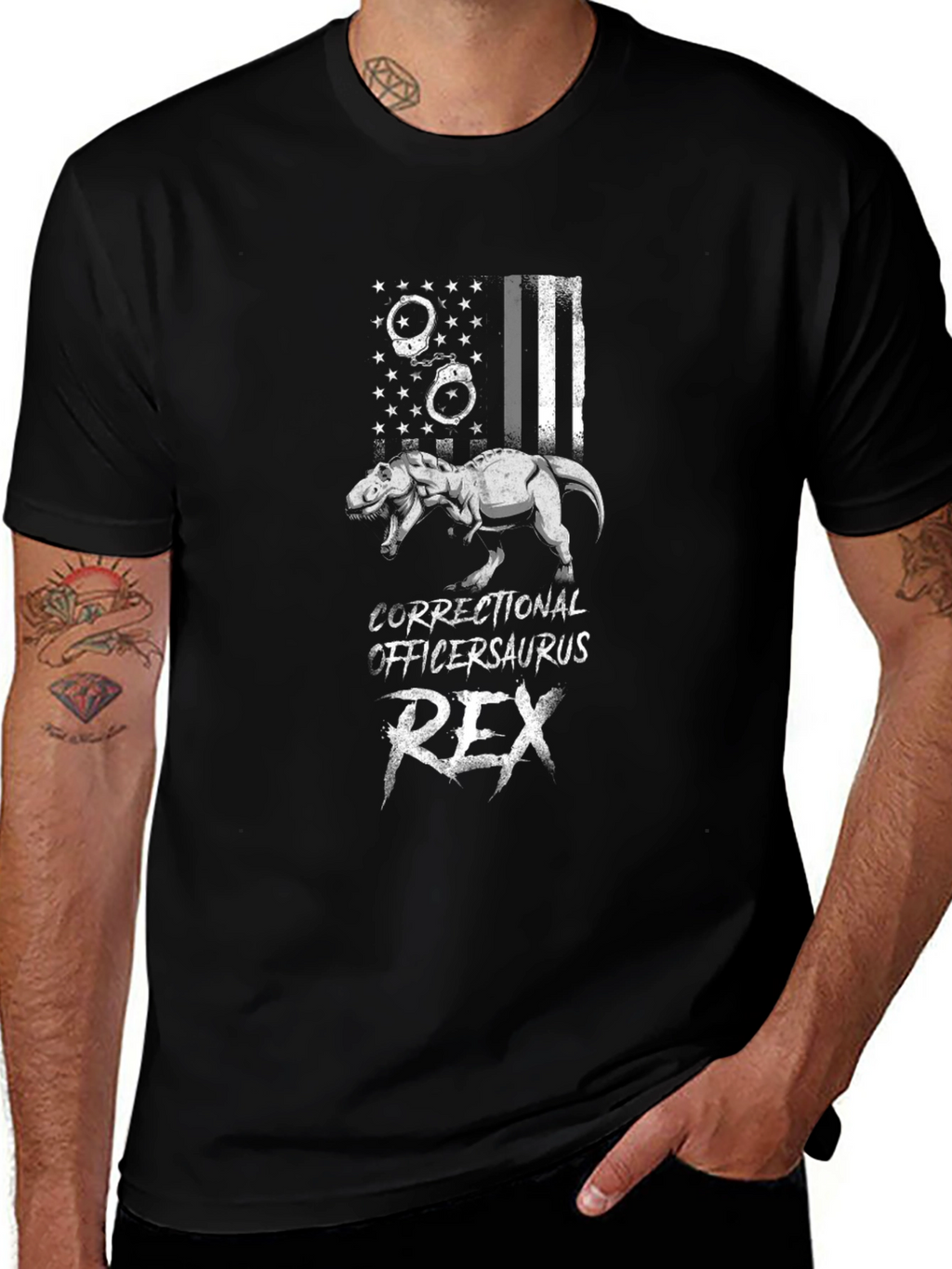 Correctional Officer Dinosaur Rex Tee