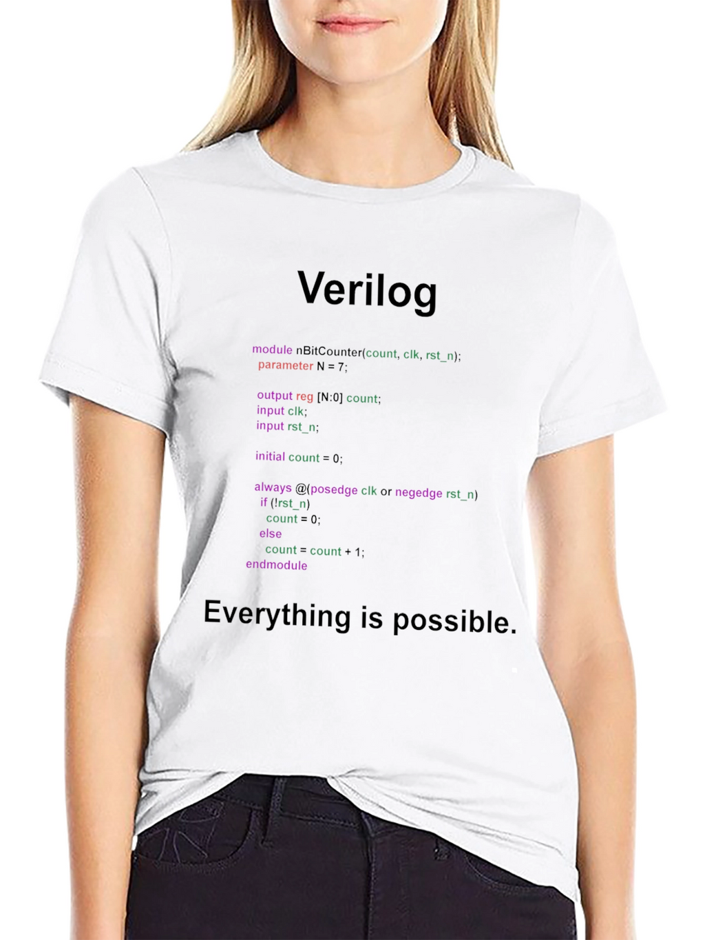 Verilog Code T-Shirt: Programmer Gift