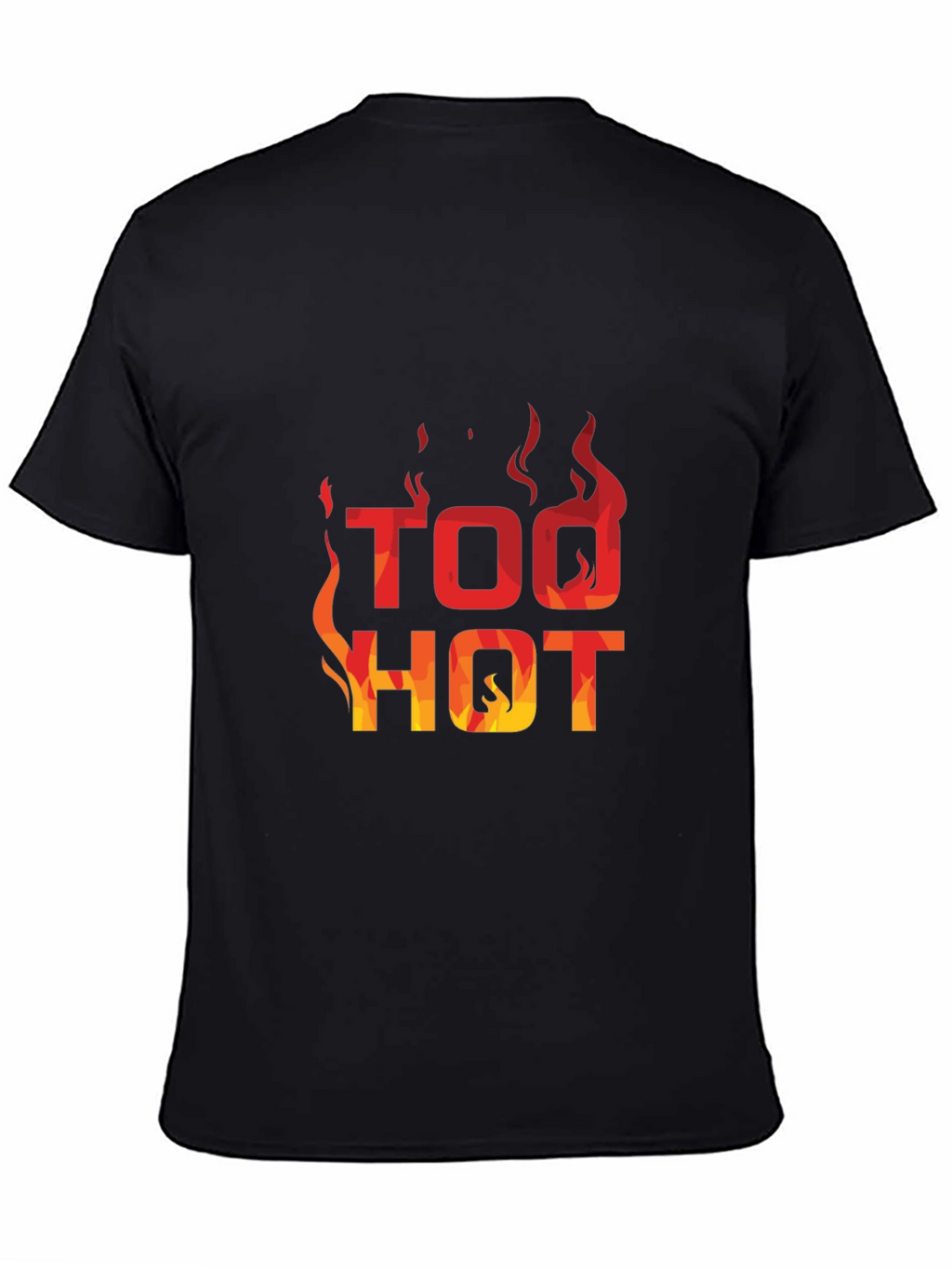 Too Hot Graphic Print Crew Neck T-Shirt