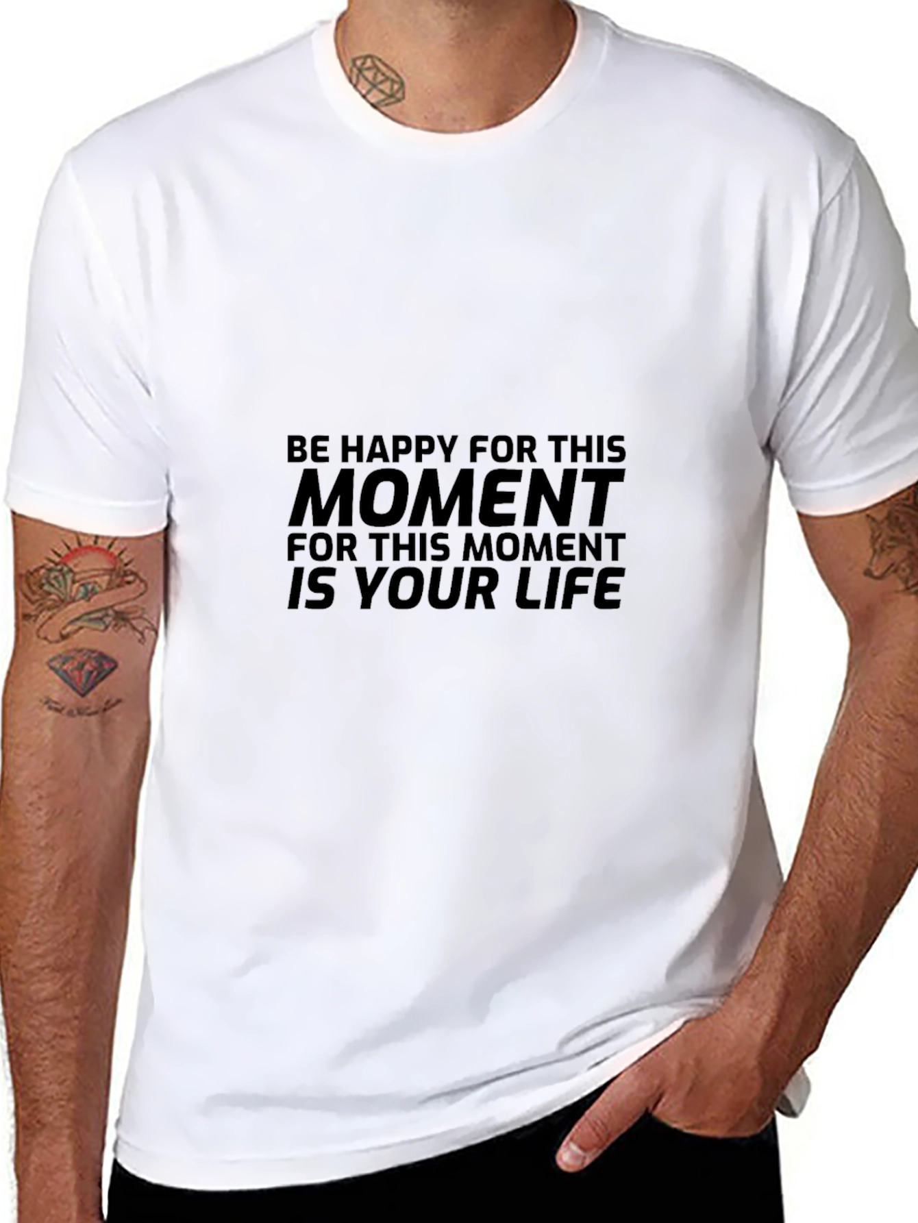 Inspirational Moment Black T-Shirt