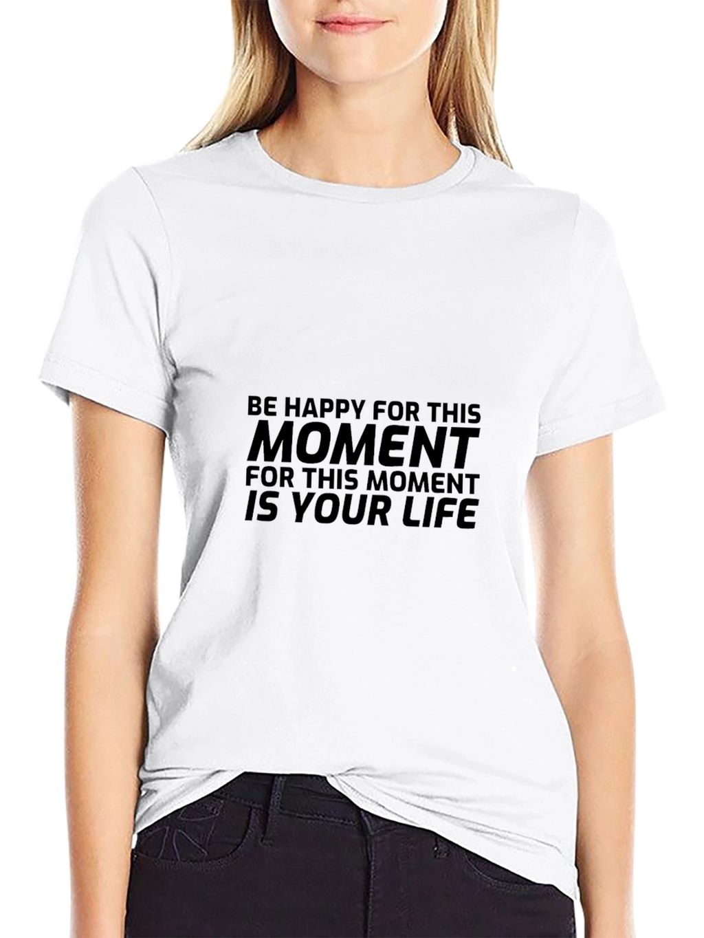 Inspirational Moment Black T-Shirt