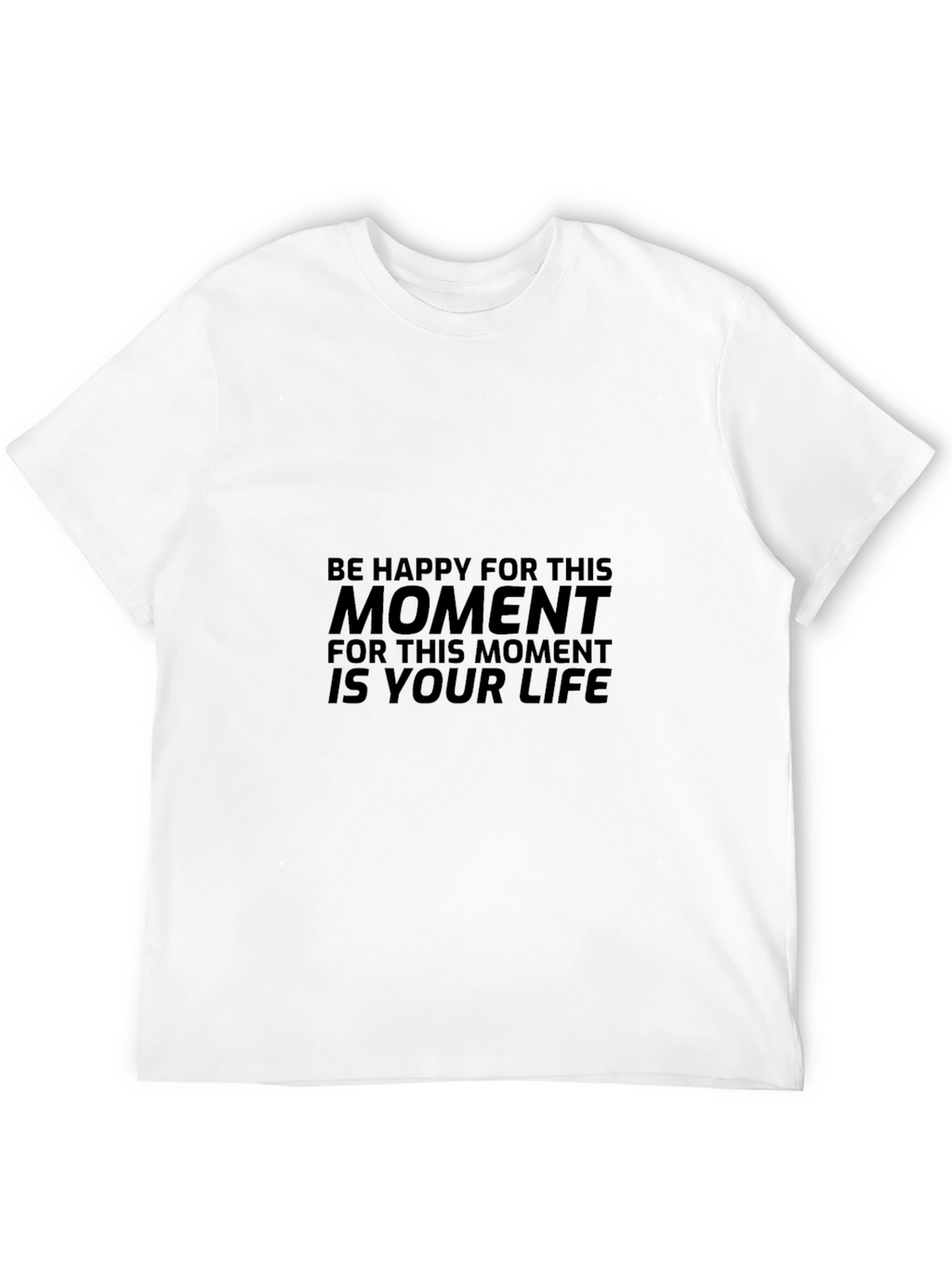 Inspirational Moment Black T-Shirt