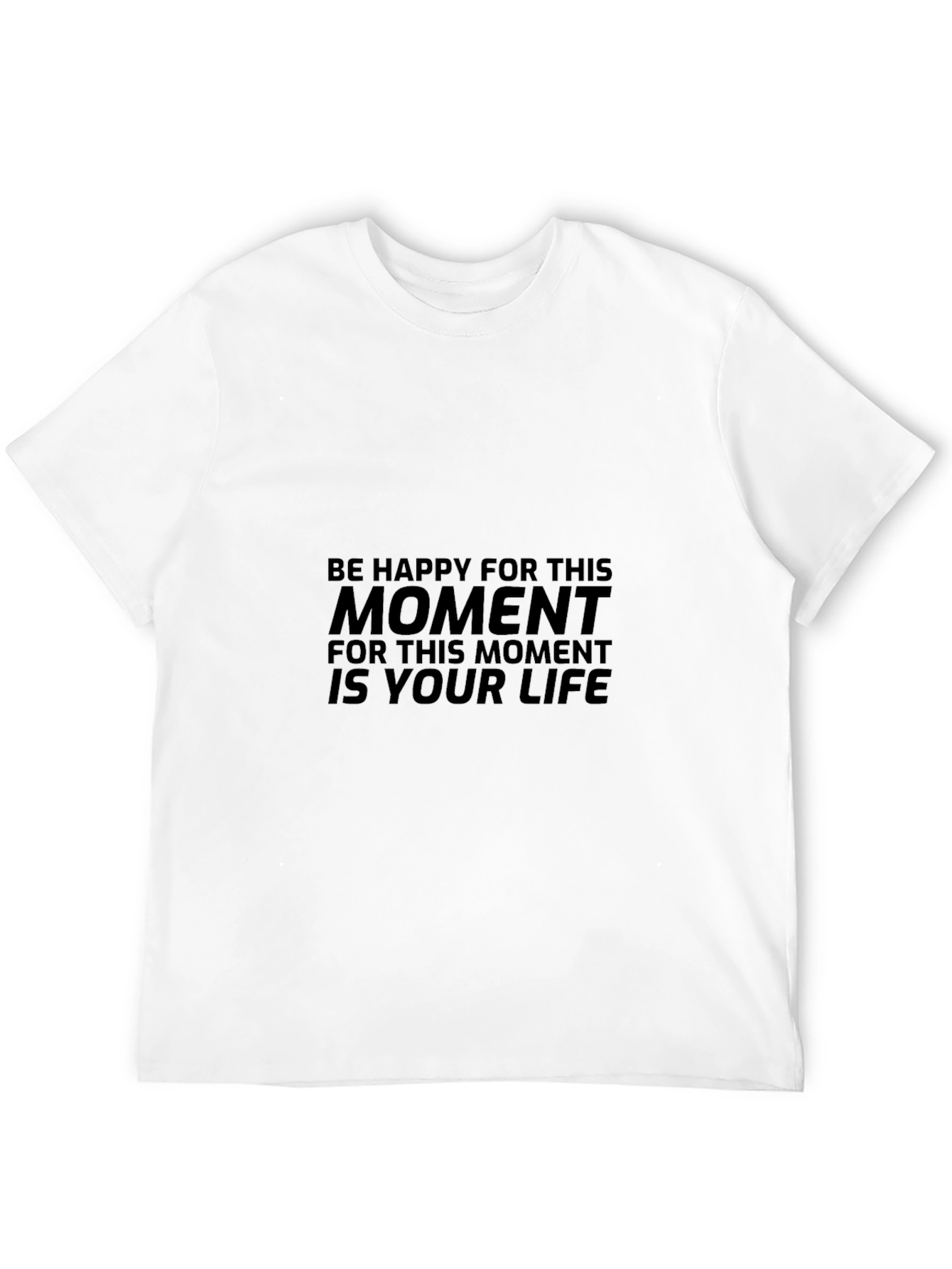 Inspirational Moment Black T-Shirt
