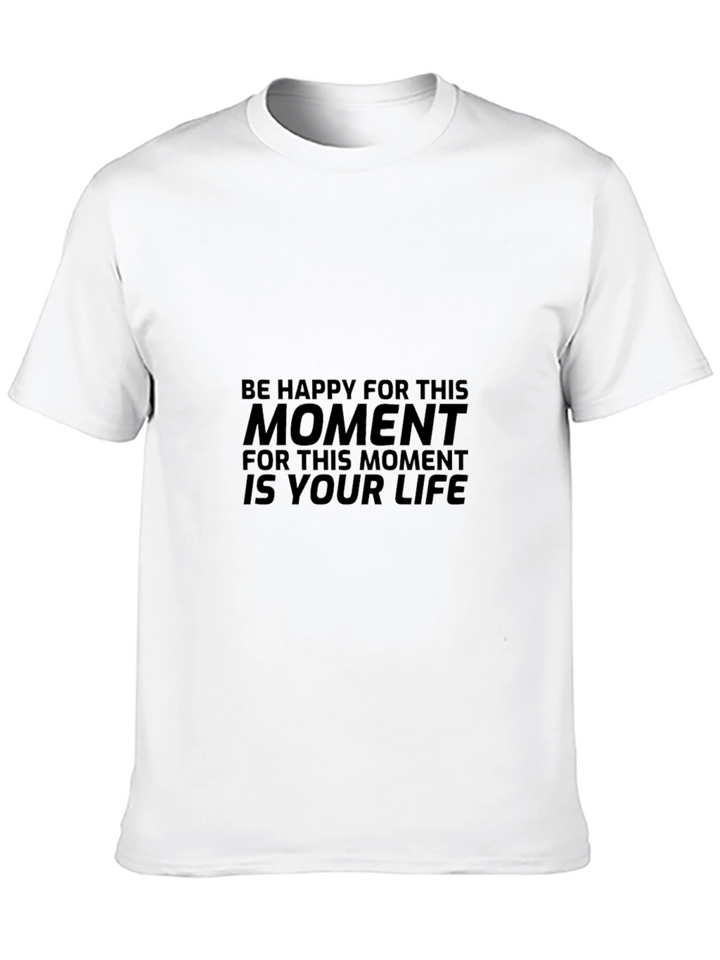 Inspirational Moment Black T-Shirt