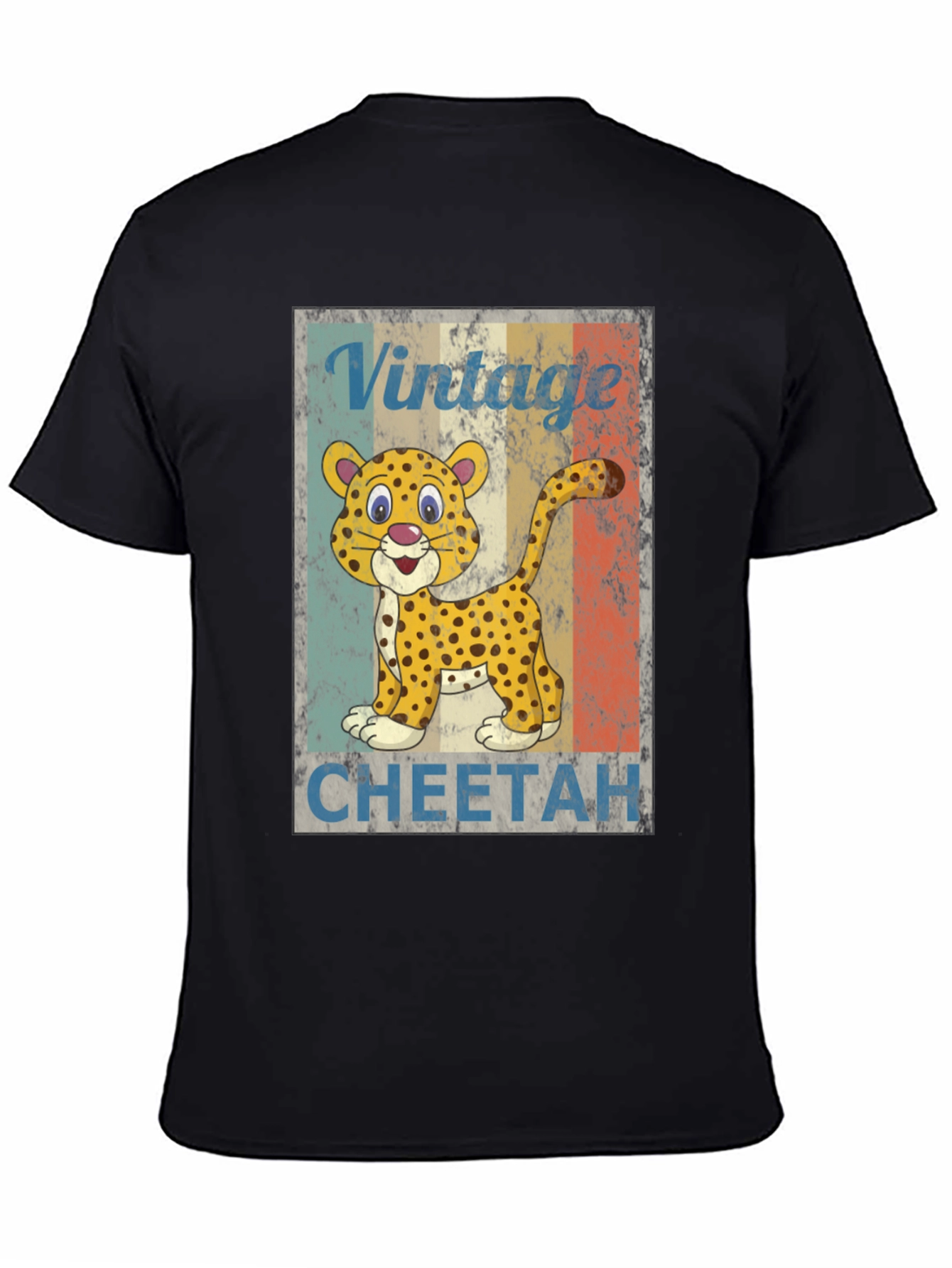 Vintage Cheetah T-Shirt - Retro Animal Tee