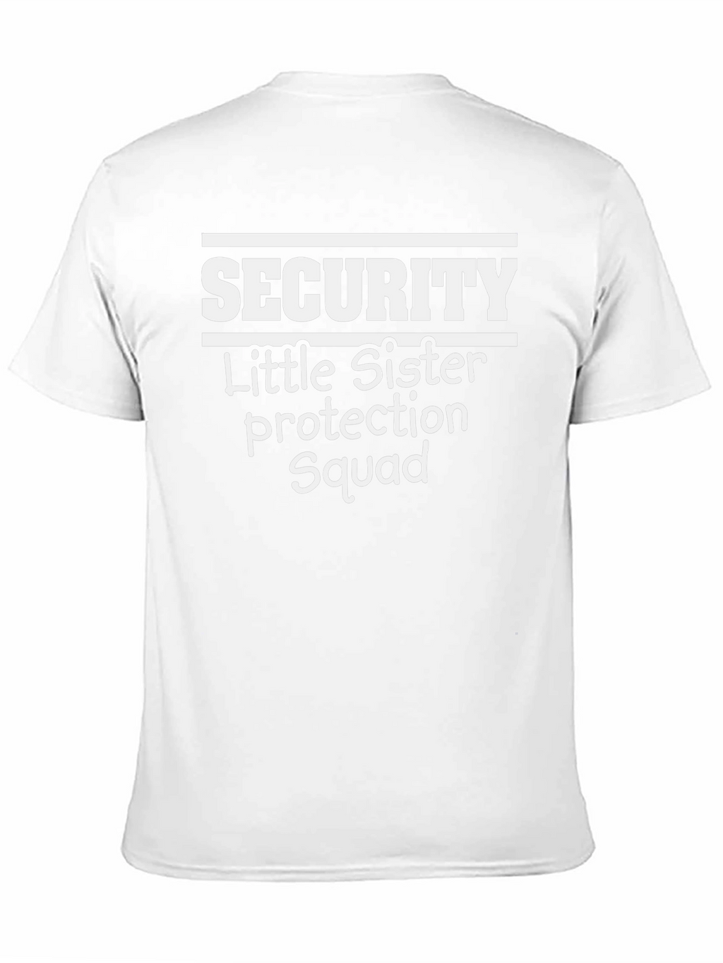 Security Little Sister Protection Squad T-Shirt