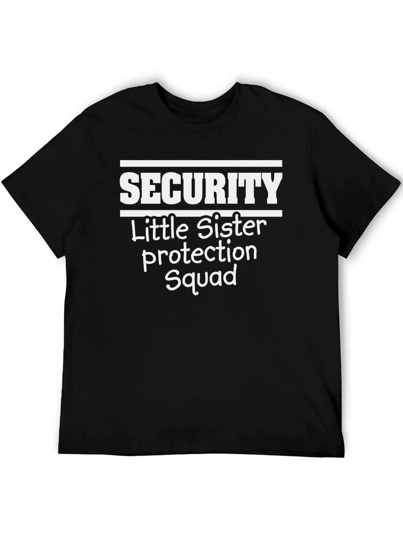Security Little Sister Protection Squad T-Shirt