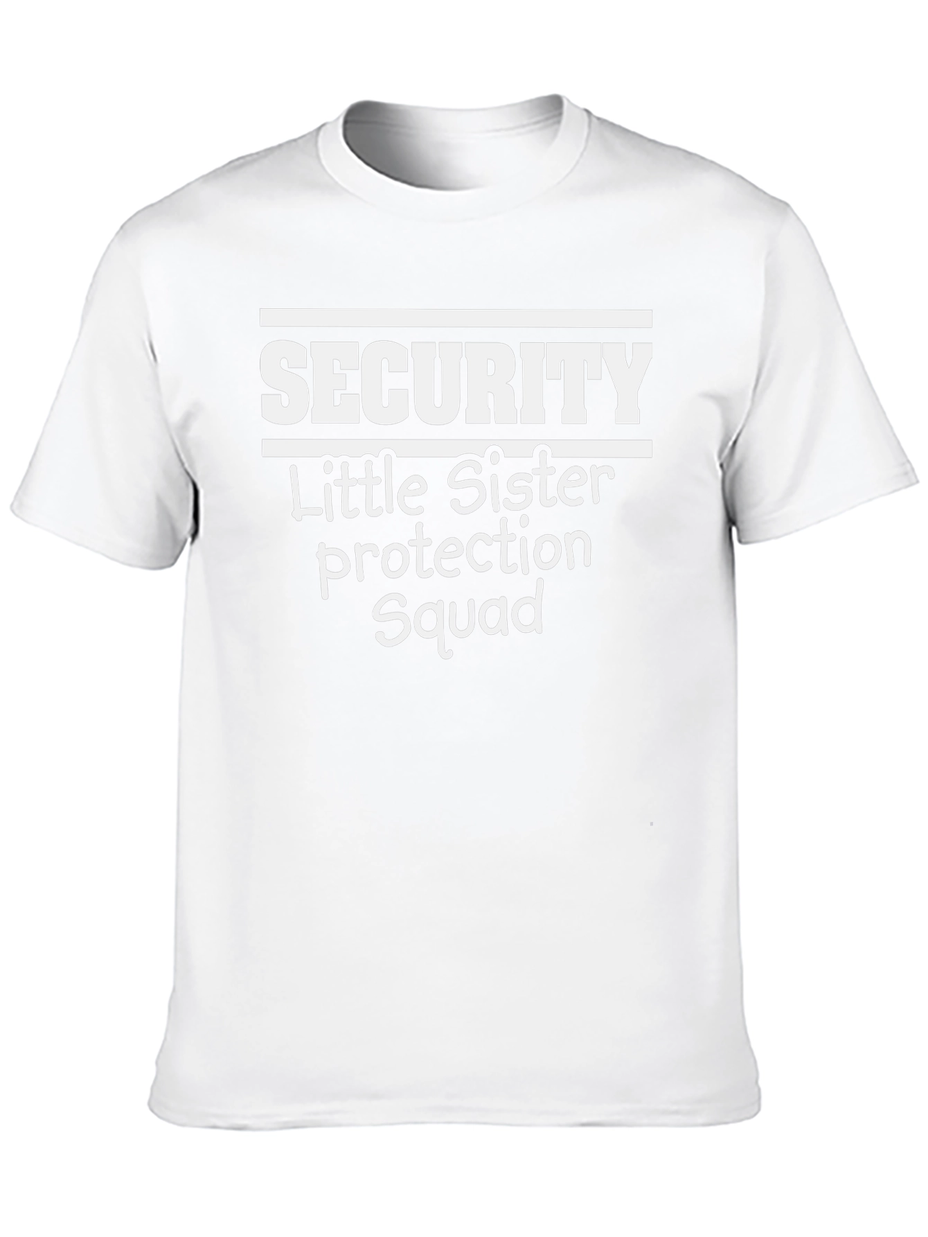 Security Little Sister Protection Squad T-Shirt