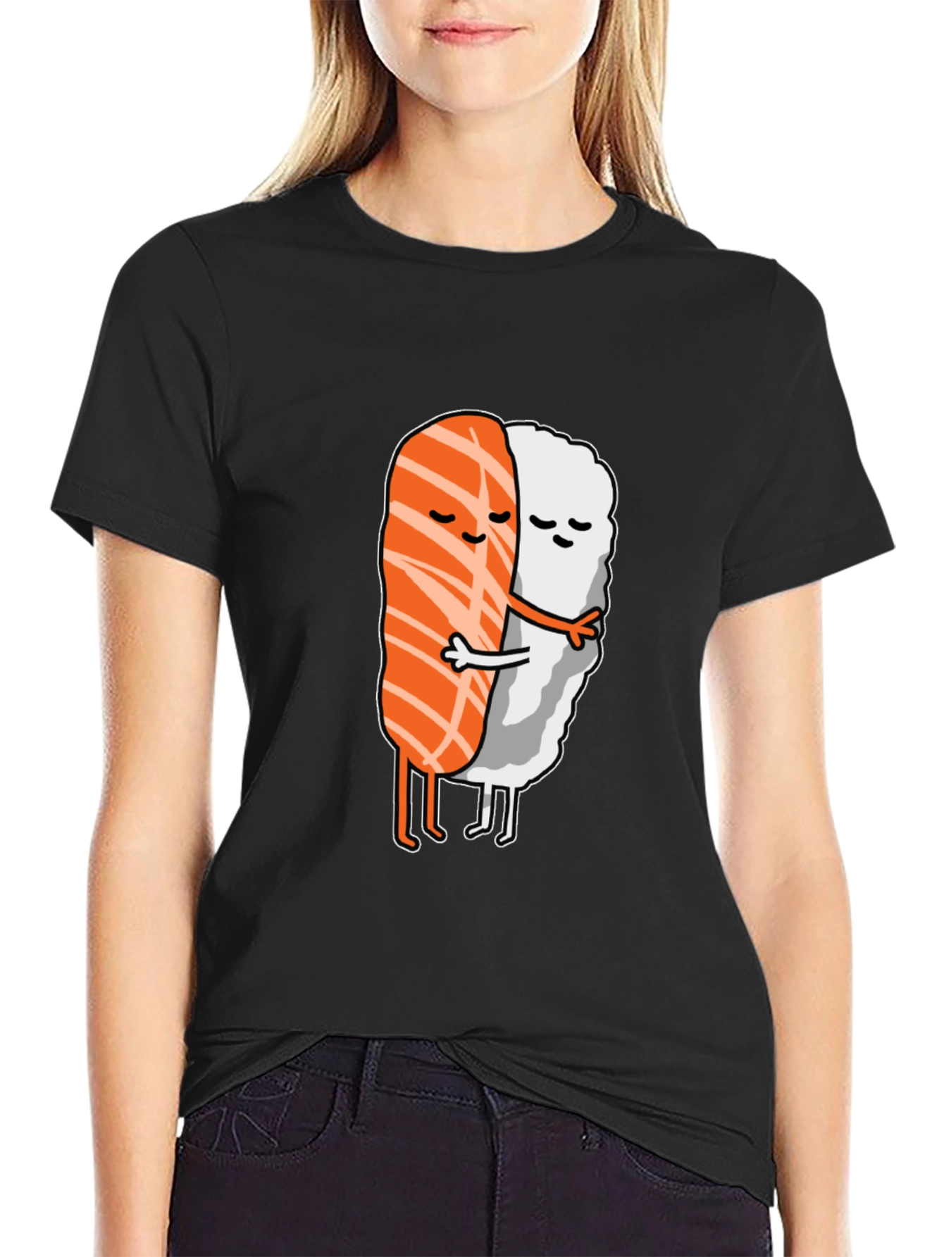 Sushi Hug T-Shirt - Comfort Fit Cotton Tee