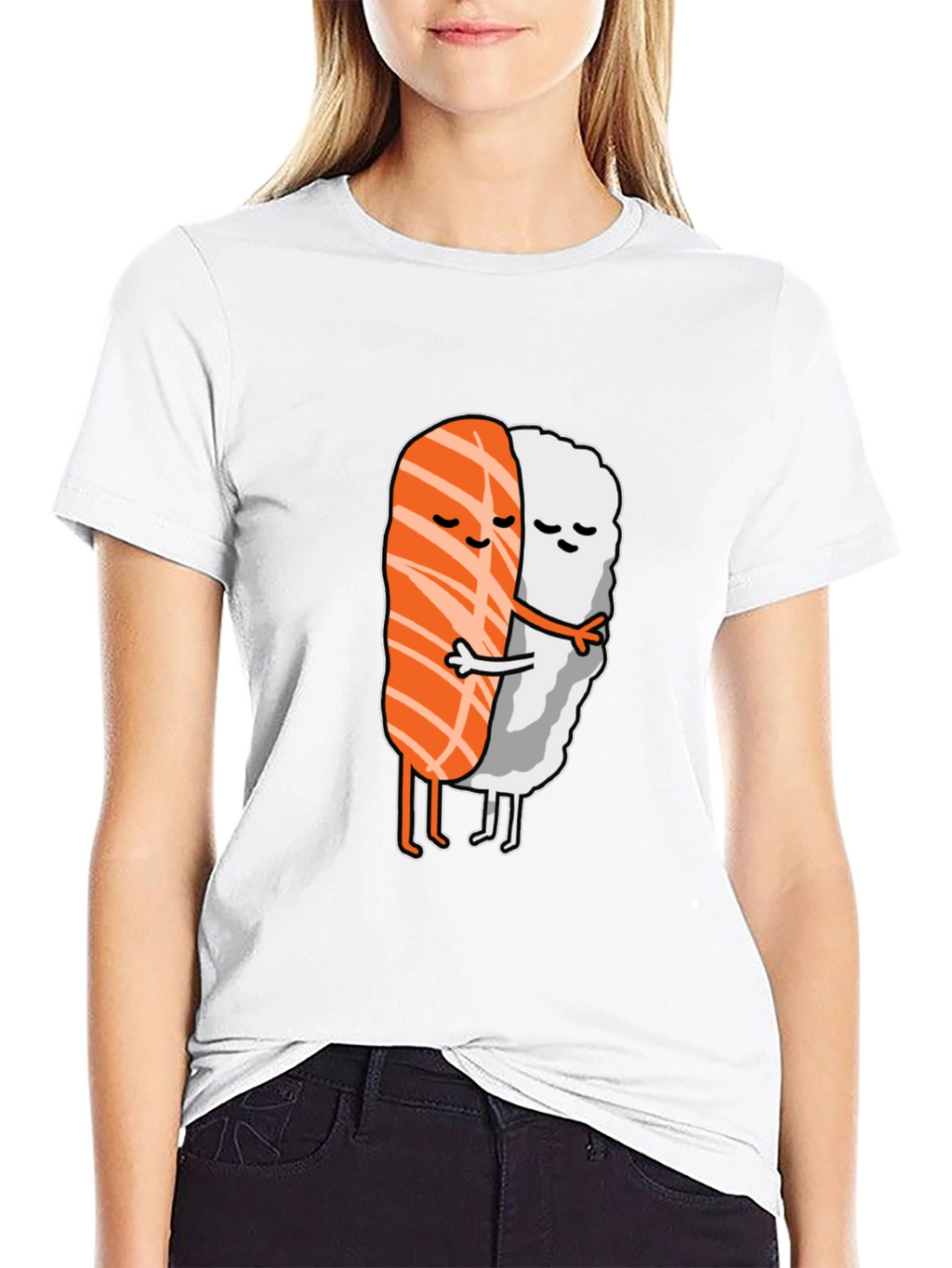 Sushi Hug T-Shirt - Comfort Fit Cotton Tee