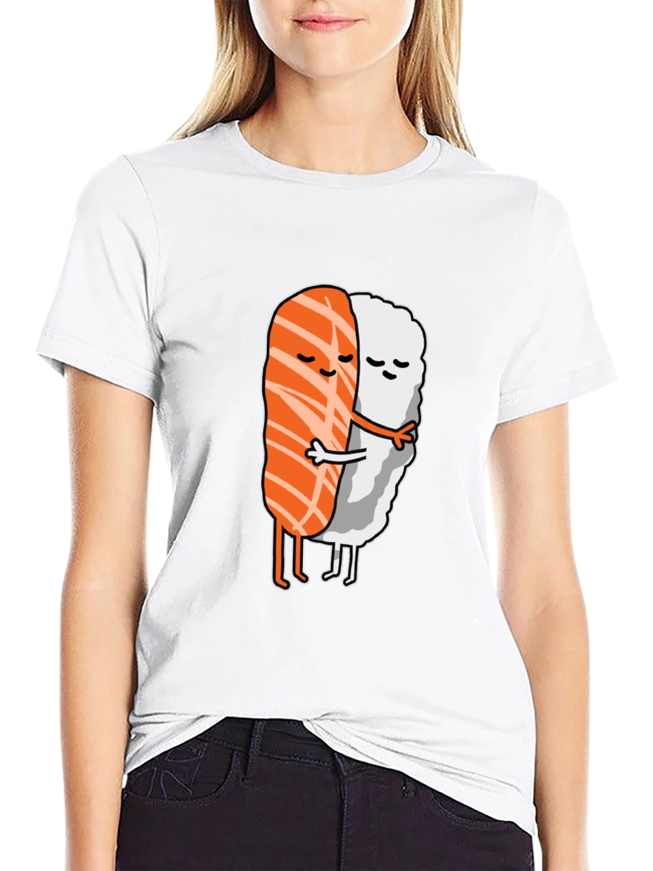 Sushi Hug T-Shirt - Comfort Fit Cotton Tee