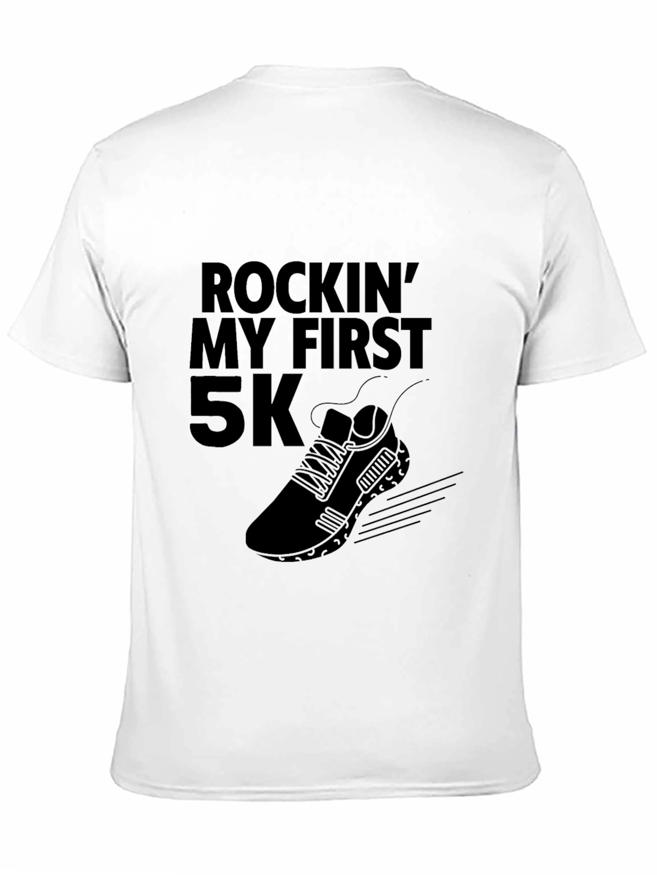Rockin My First 5K Black T-Shirt