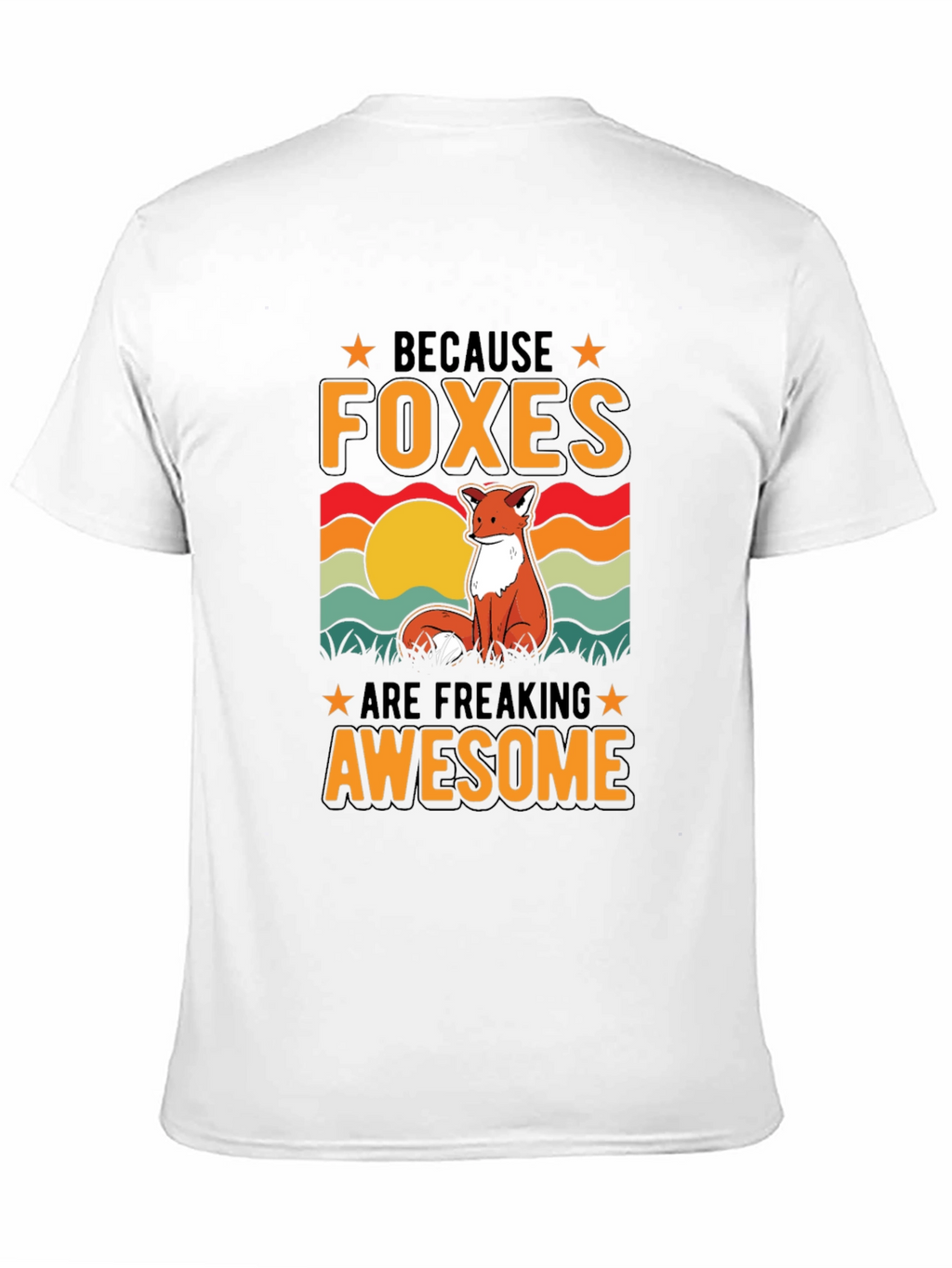 Foxes Are Awesome Graphic T-Shirt