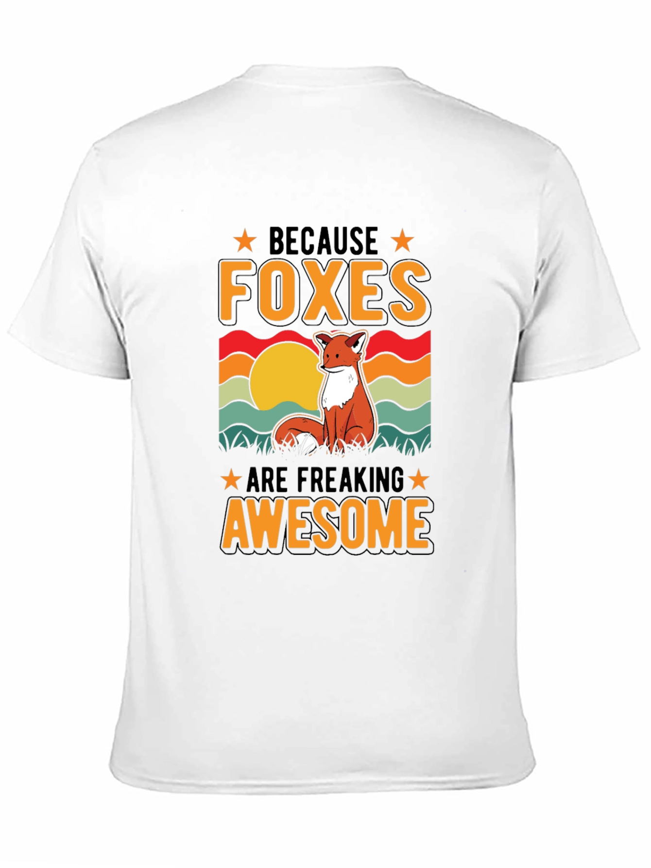 Foxes Are Awesome Graphic T-Shirt