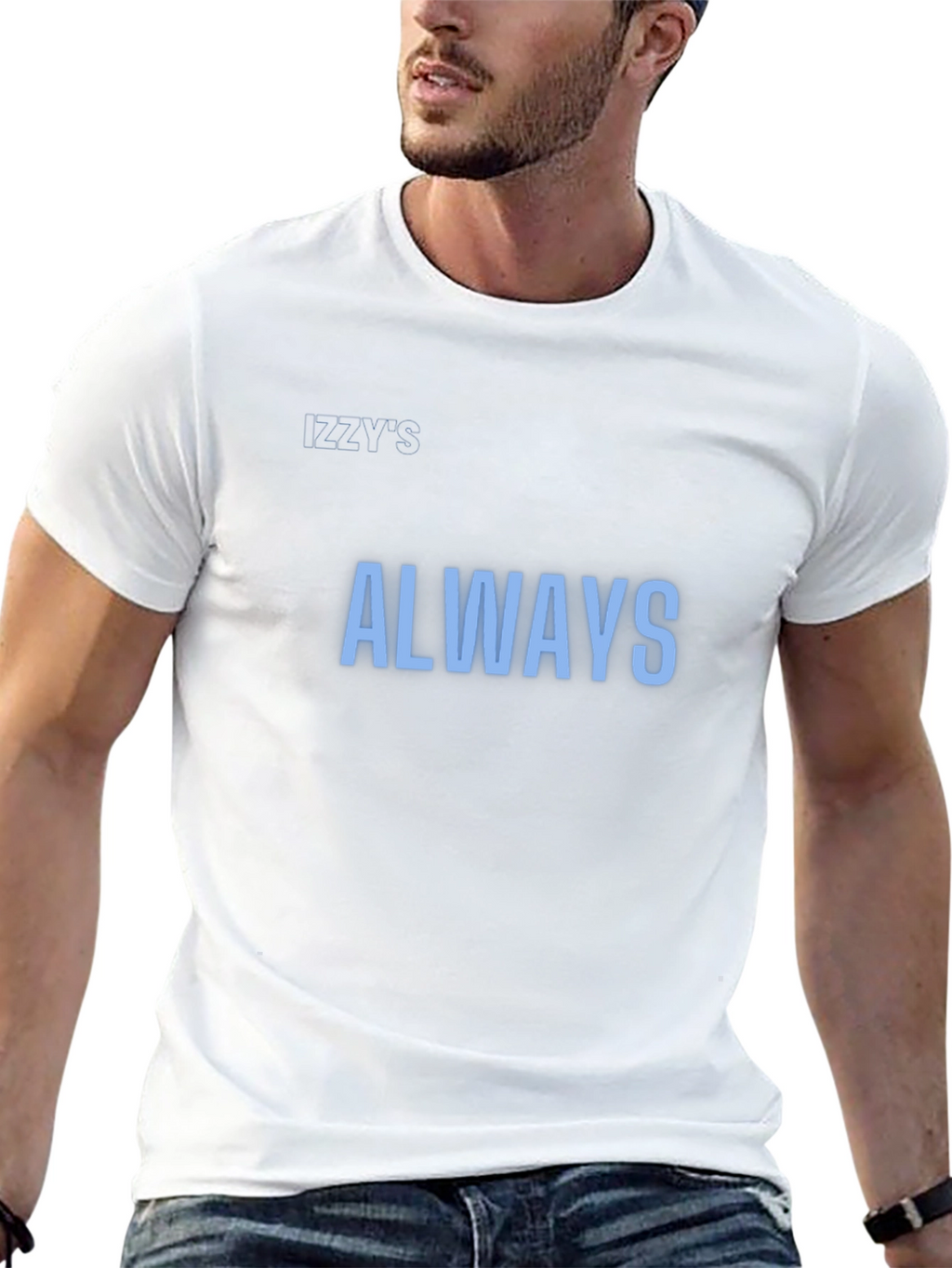 Mens Black Always Graphic Tee