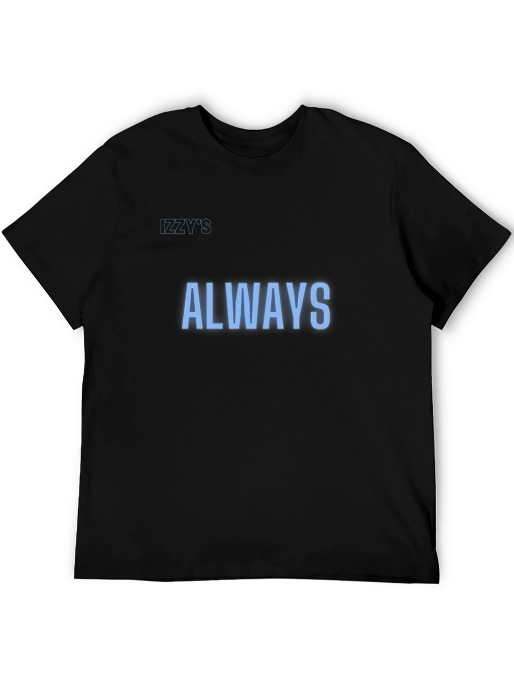 Mens Black Always Graphic Tee