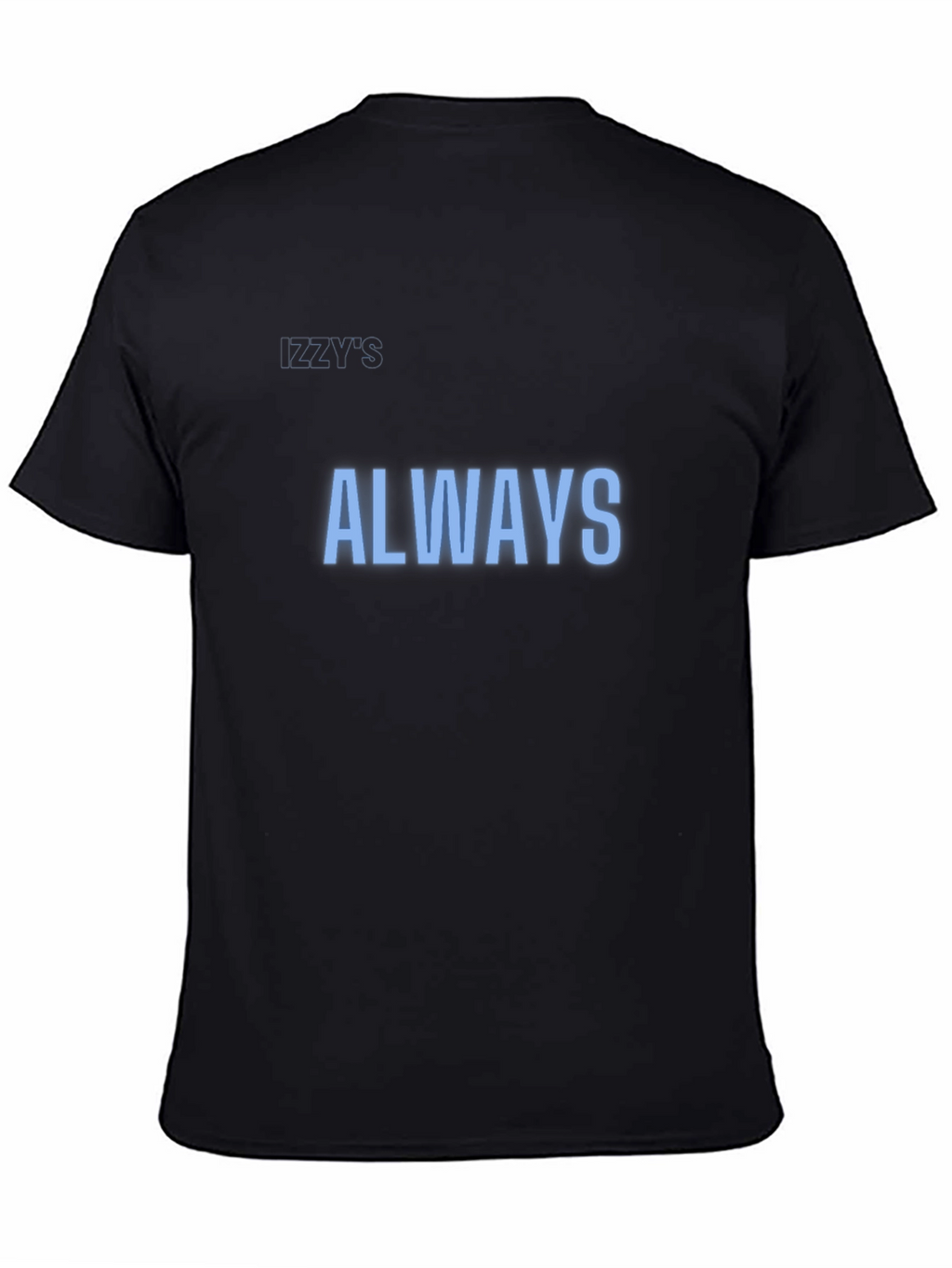 Mens Black Always Graphic Tee