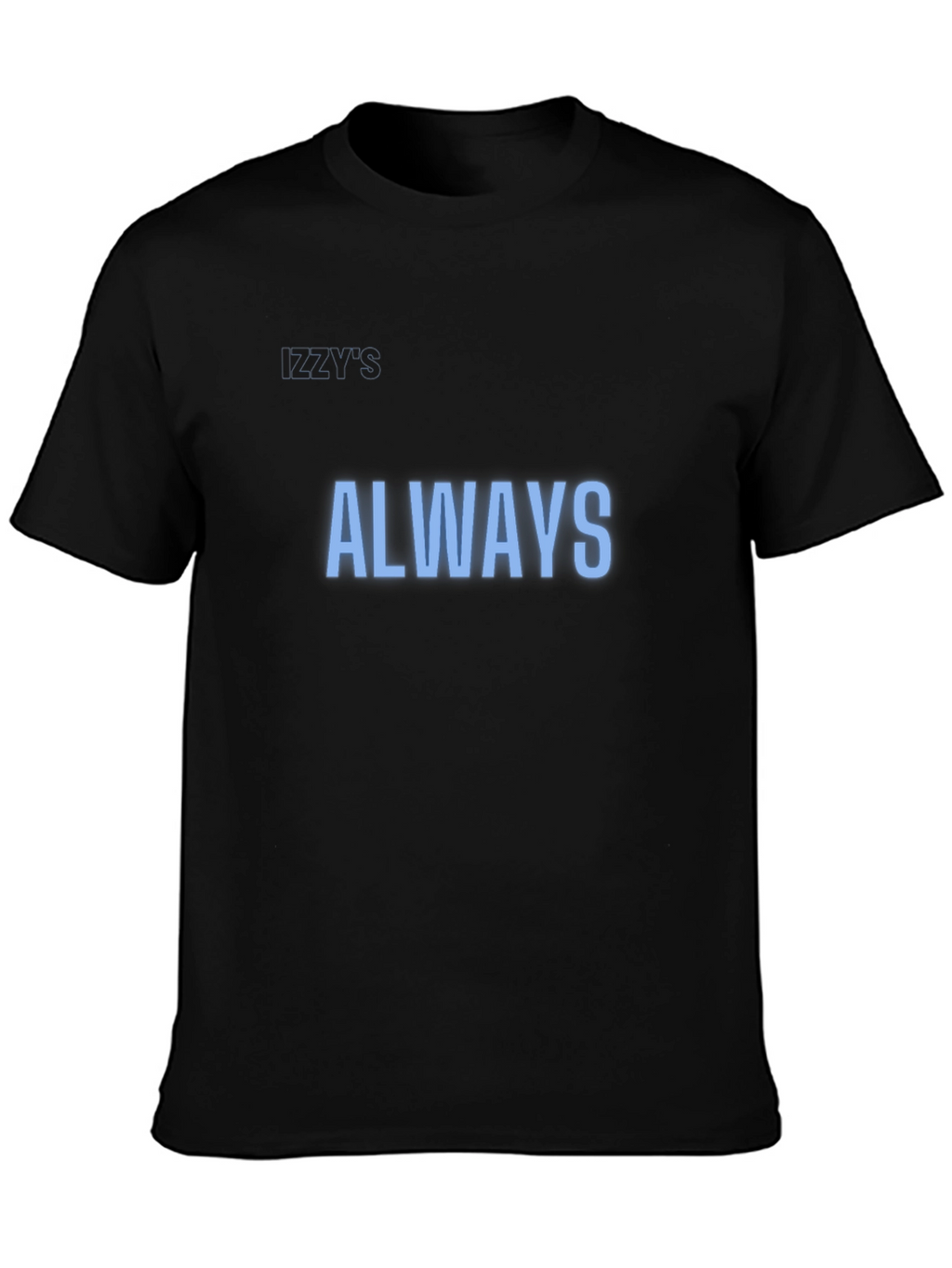 Mens Black Always Graphic Tee