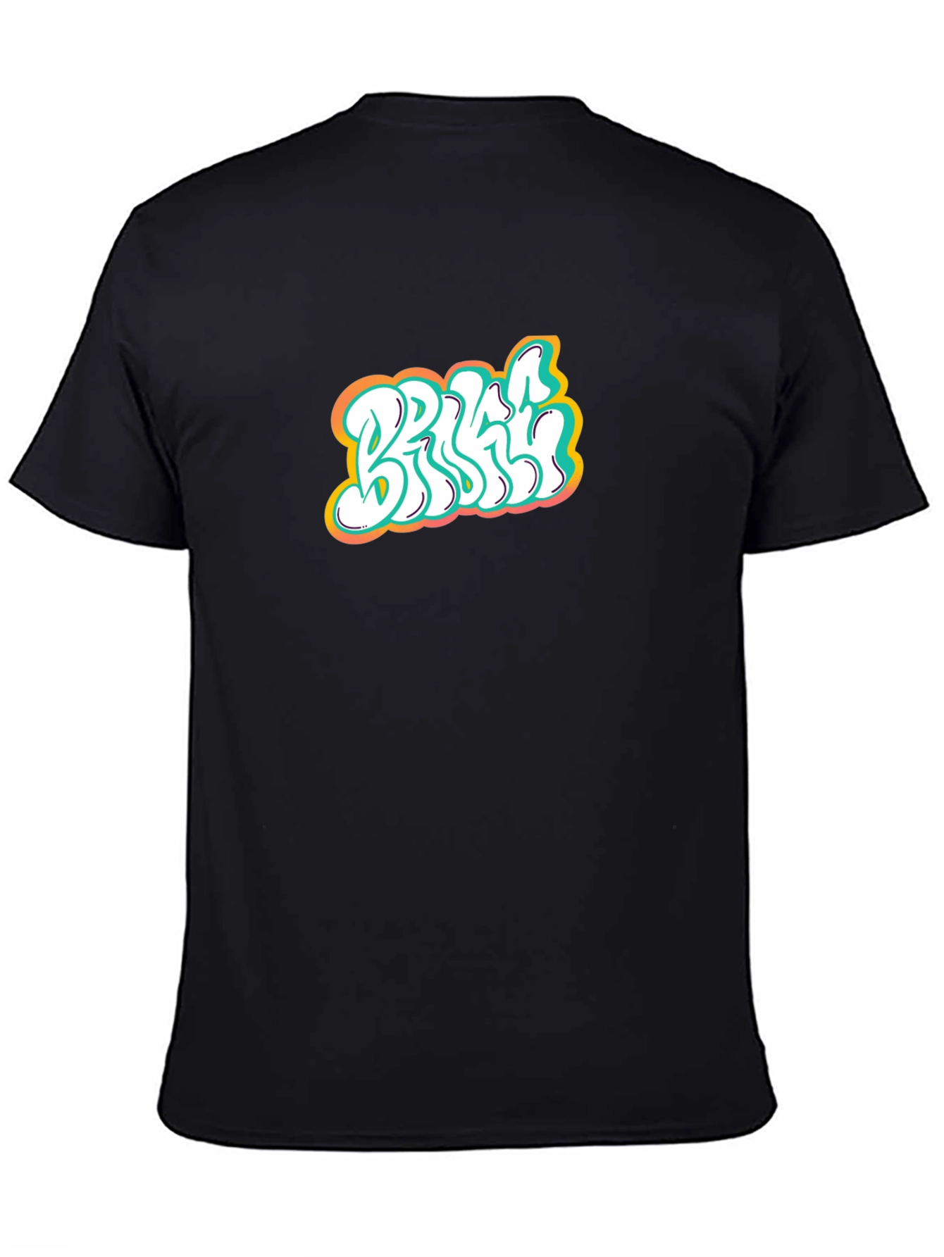 Stylish Graphic Print Black T-Shirt for Men