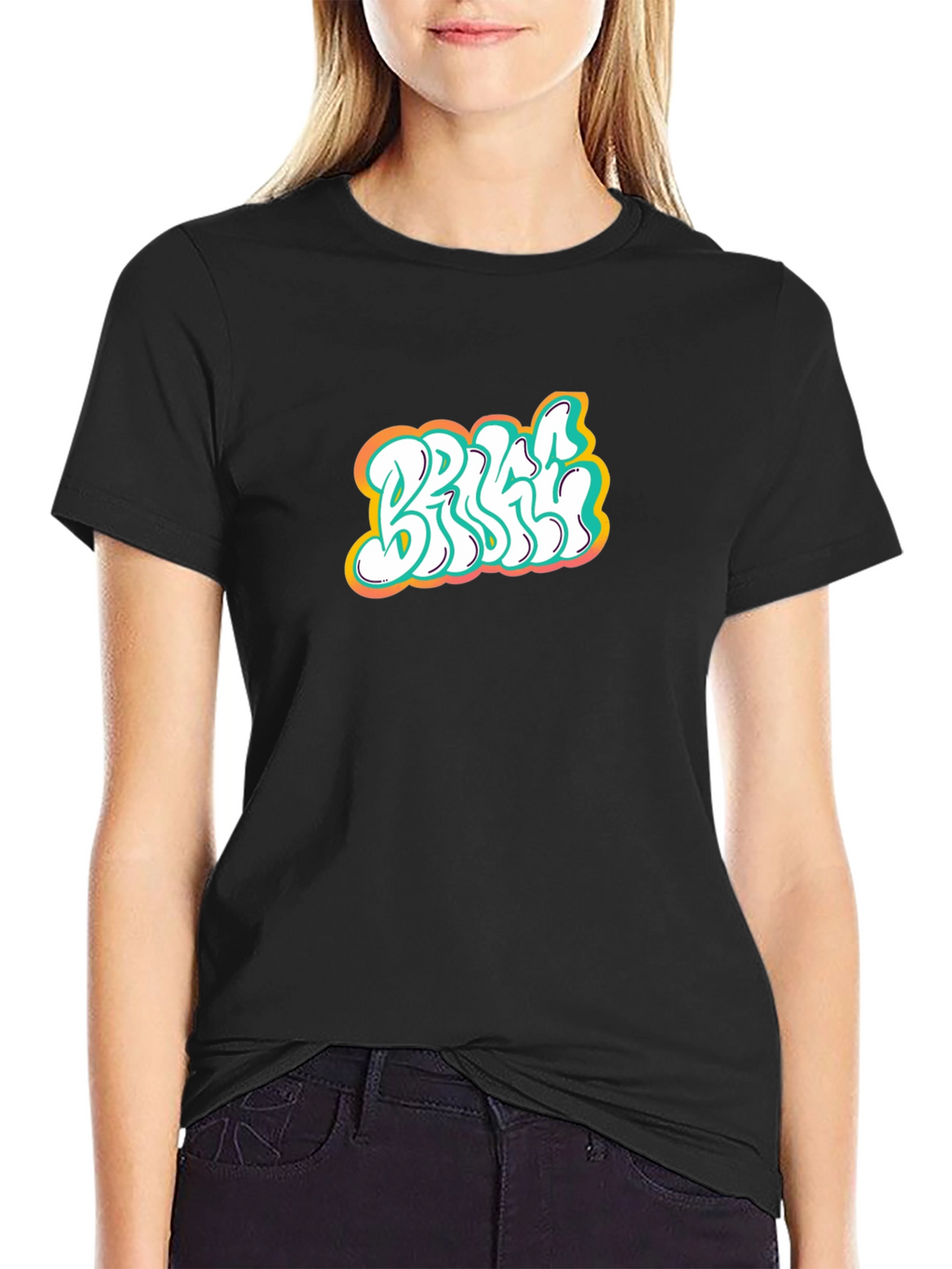 Stylish Graphic Print Black T-Shirt for Men