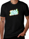 Stylish Graphic Print Black T-Shirt for Men